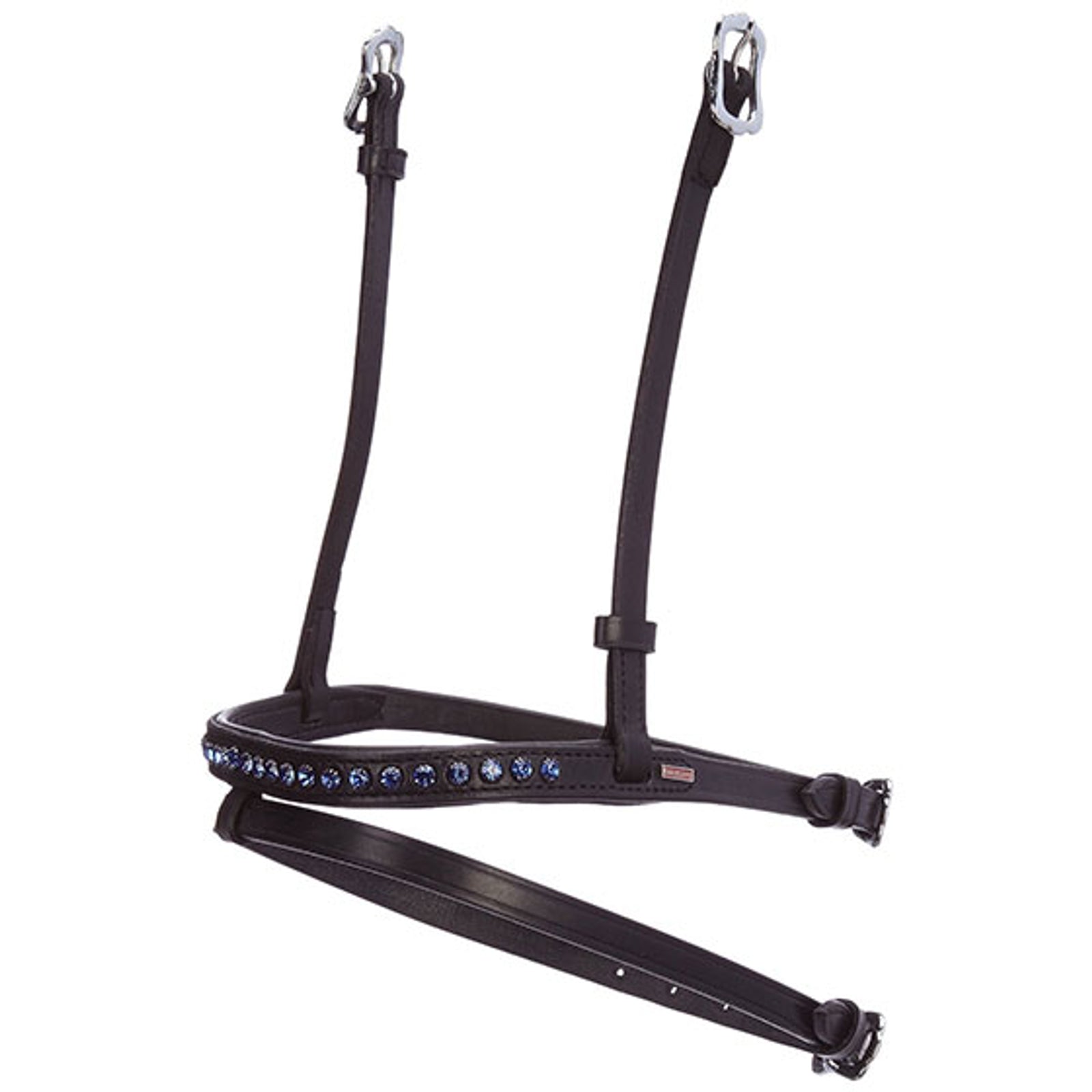Karlslund Combined noseband, 1 row crystals Bridles & Reins