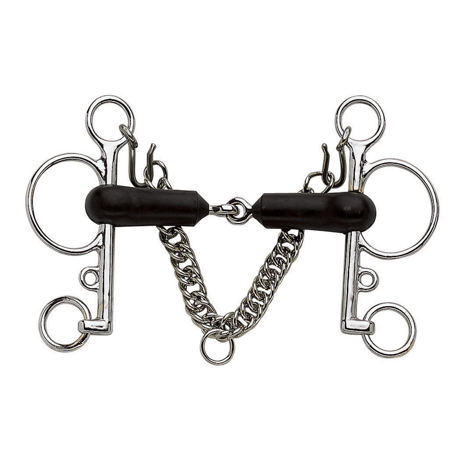 Sprenger fleksibel todelt gummipelham Bid