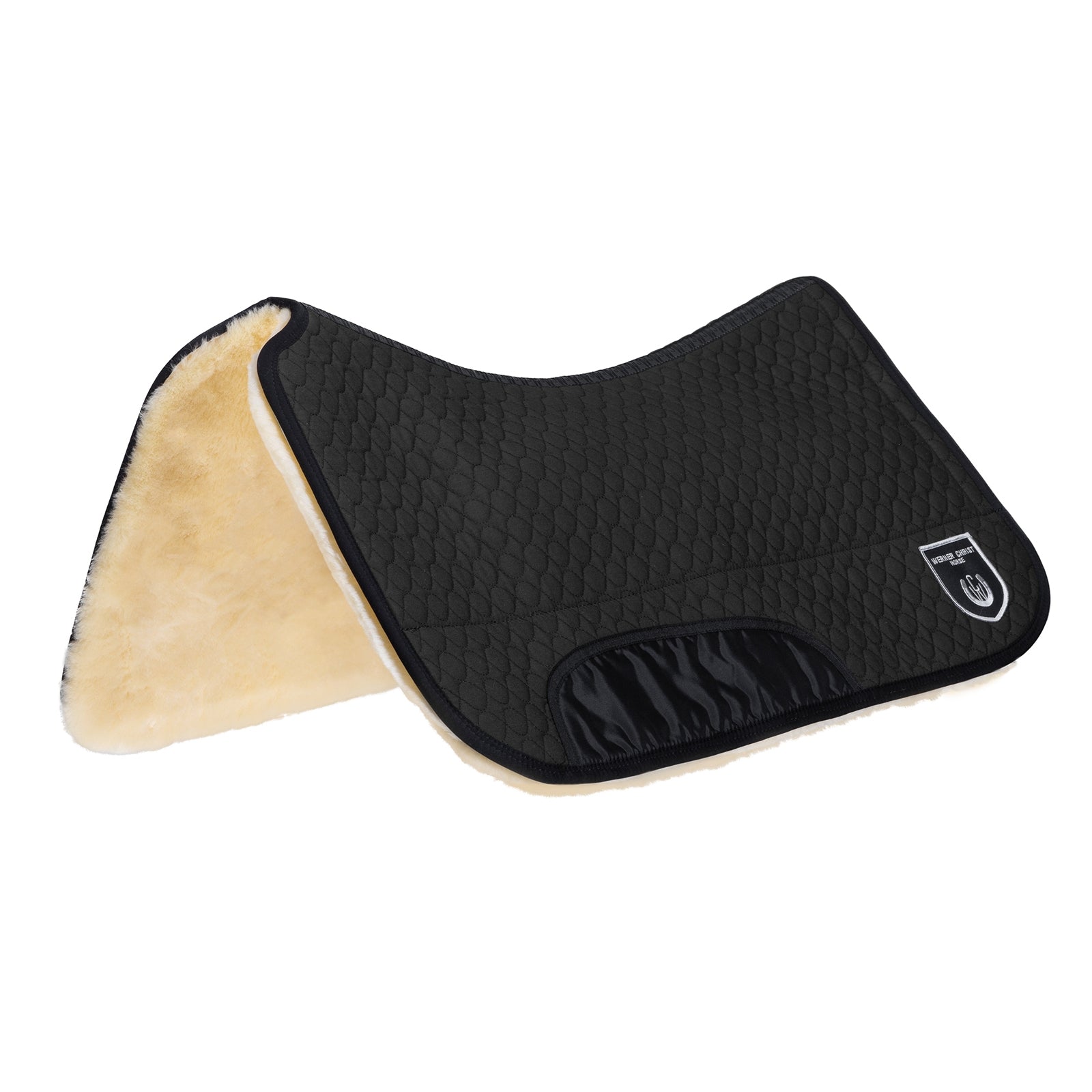 Christ Western sadelpad uden velcro, uldhøjde 20 mm Sadelunderlag