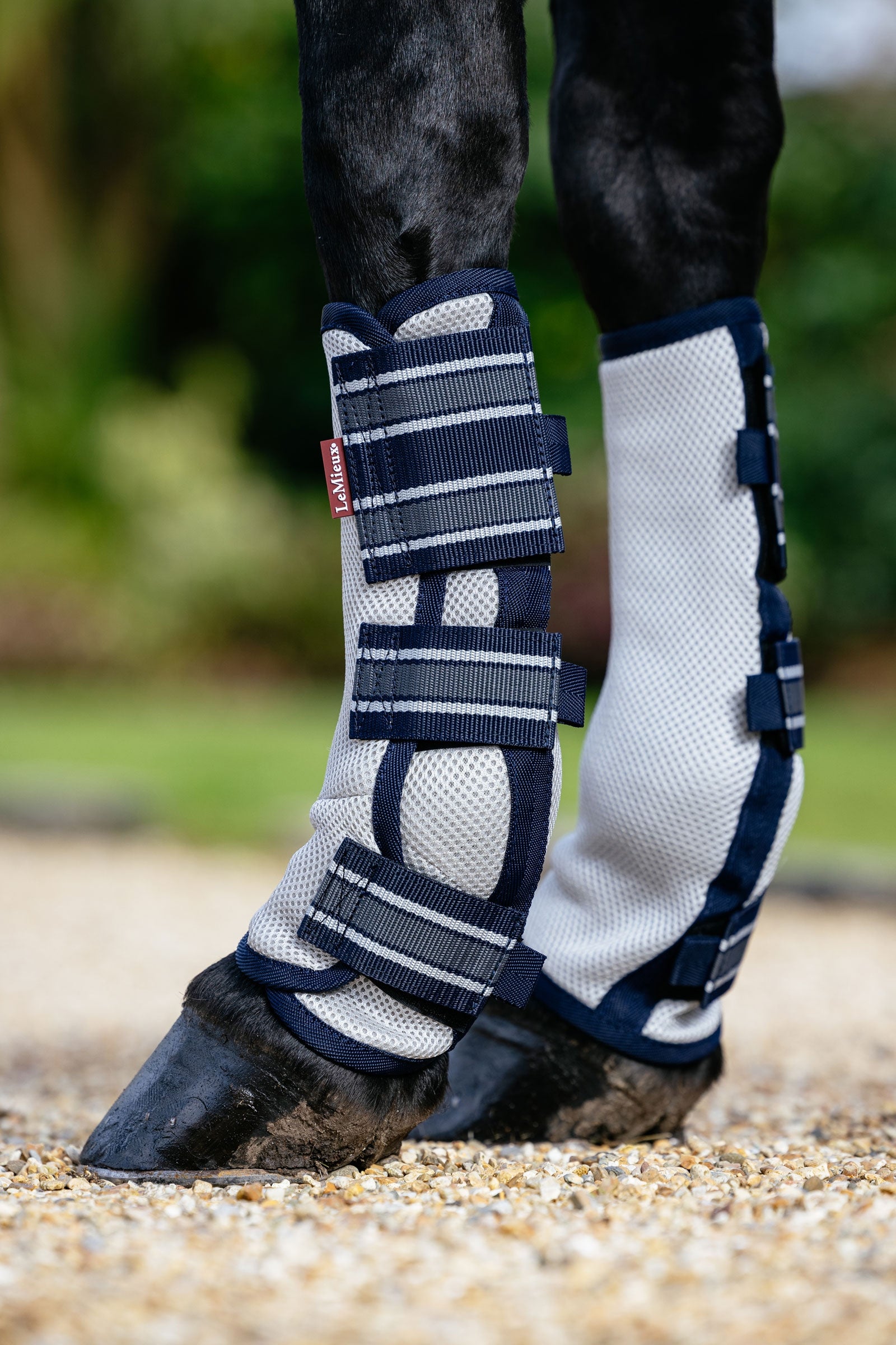 LeMieux Arika Mesh Boots til heste mod fluer (Sæt med 4) Fluebeskyttelse