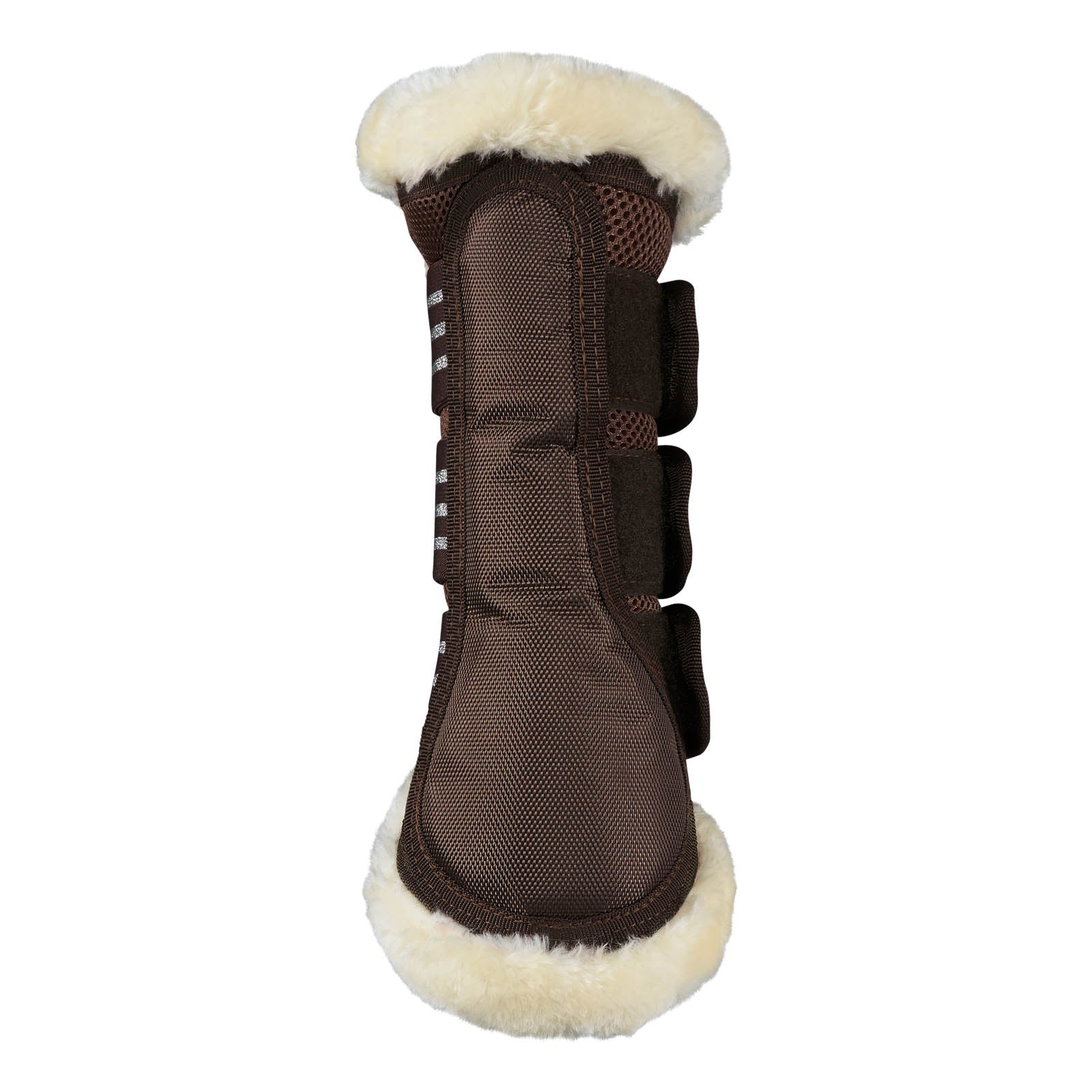 Horze Lincoln Brushing Boots with Fur Leg Protection & Hoof Protection for Horses