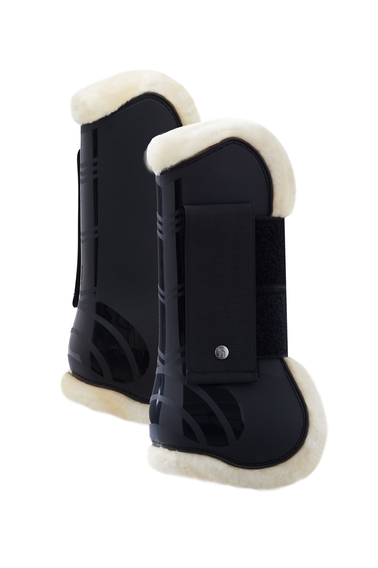 Horze Caliber gamacher med lammeskind Leg Protection & Hoof Protection for Horses