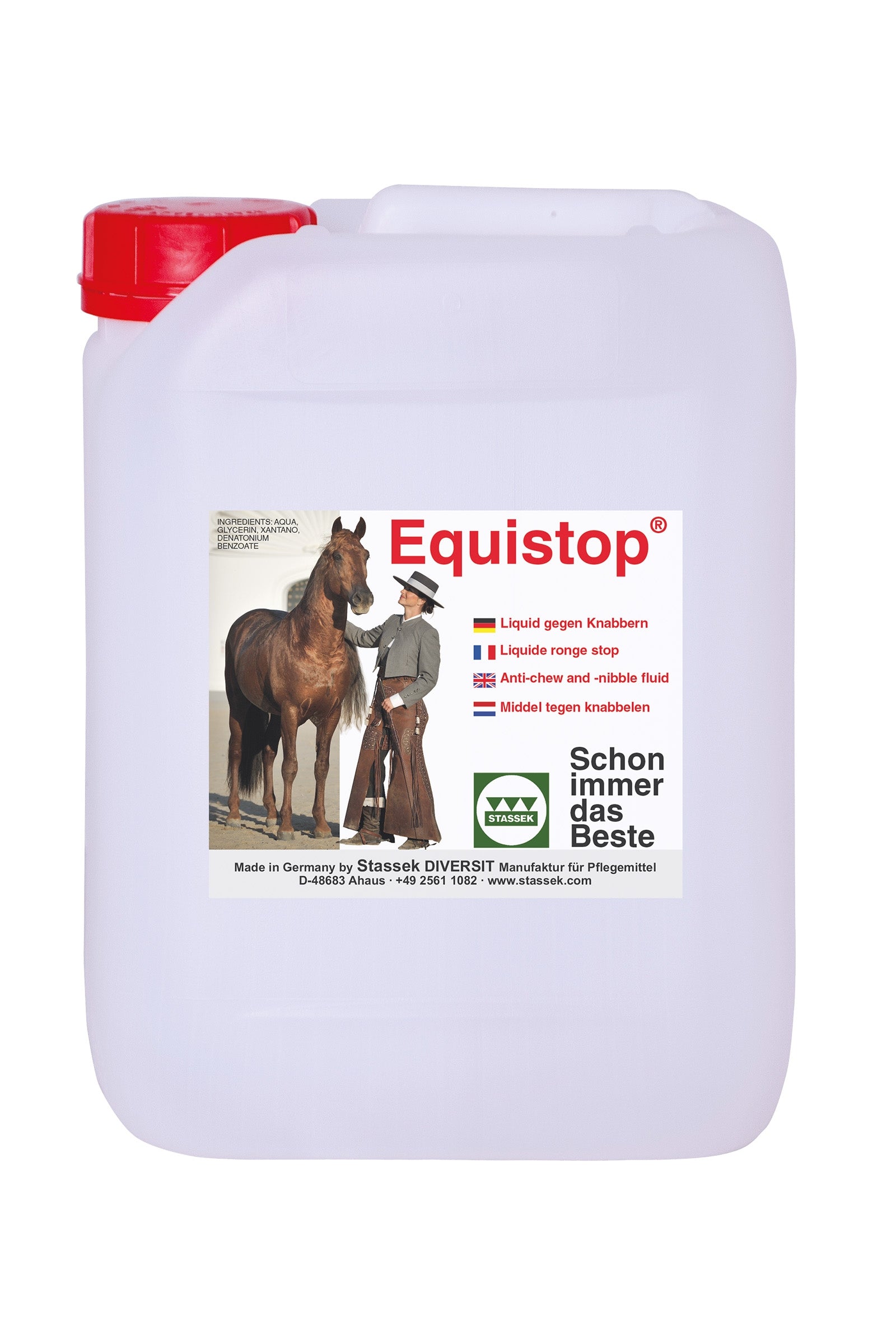 Stassek Equistop anti-bide, 5 liter Staldudstyr