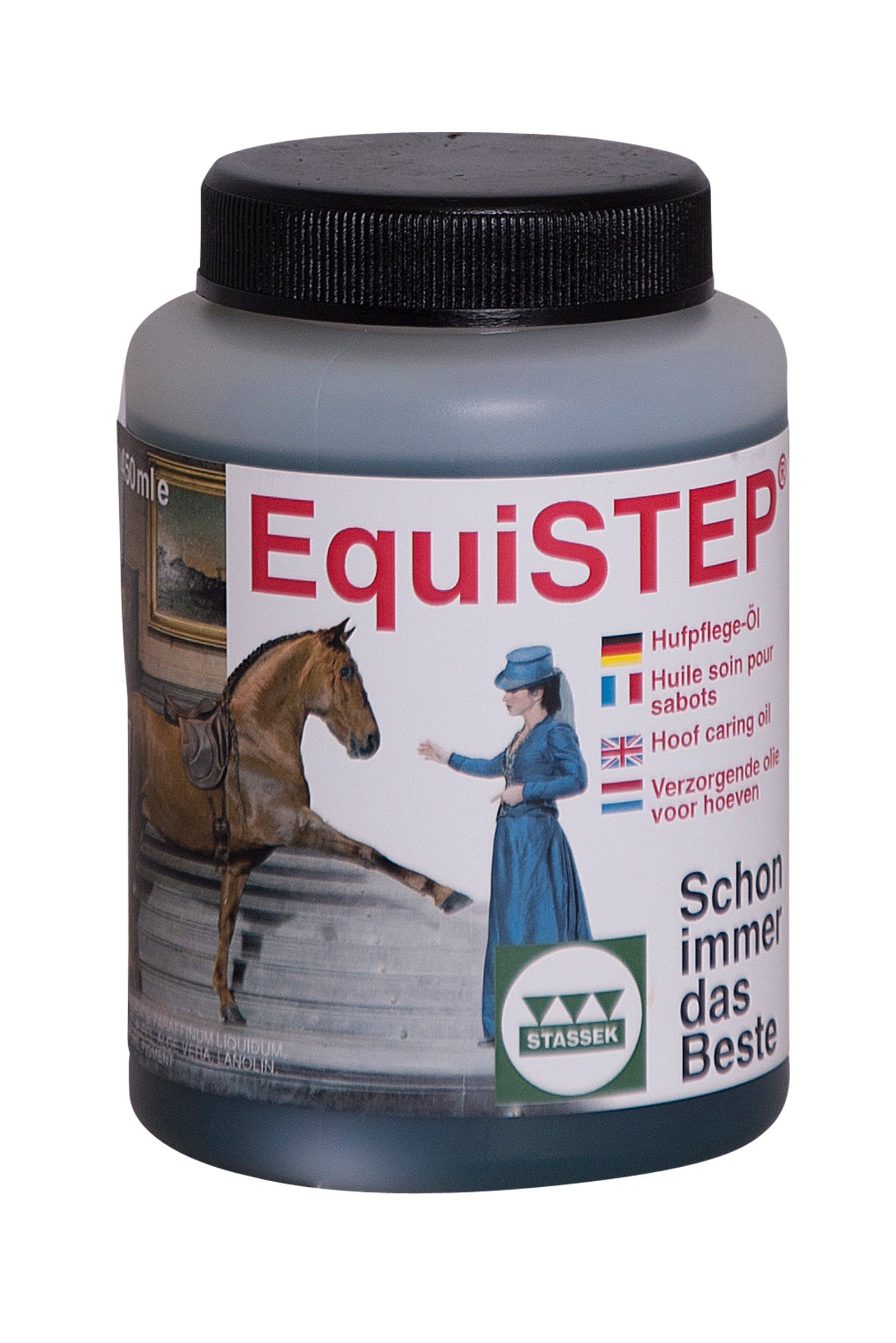 Stassek Equistep Hoof Oil Refillflaske (uden pensel), 450 ml Plejeprodukter