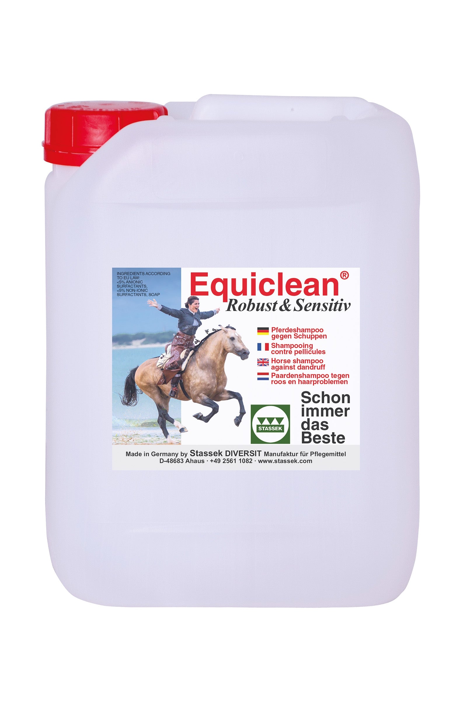 Stassek Equiclean Robust Outdoor Shampoo, 5 liter Plejeprodukter