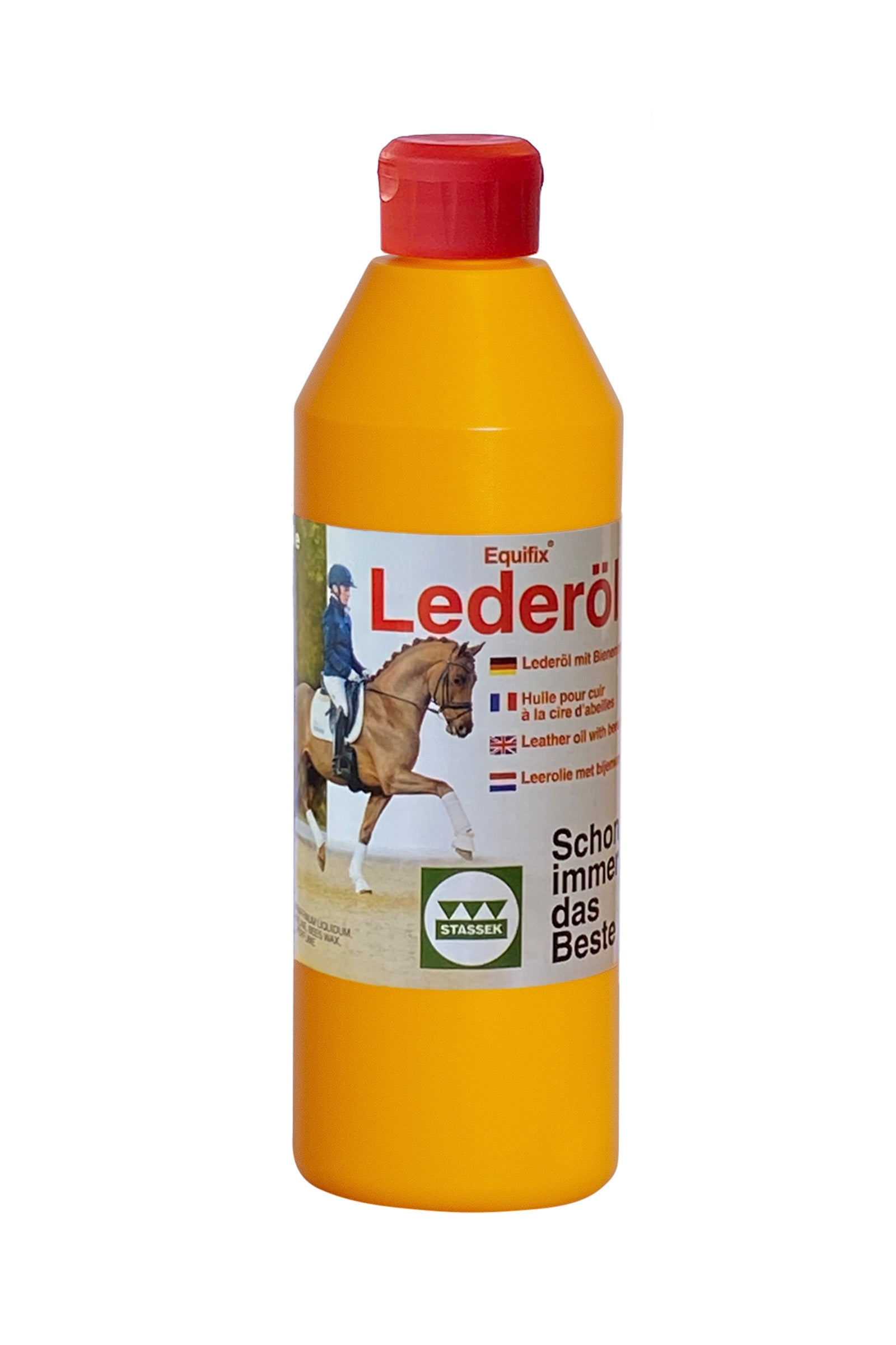 Stassek Equifix læderolie med bivoks, 500 ml Plejeprodukter