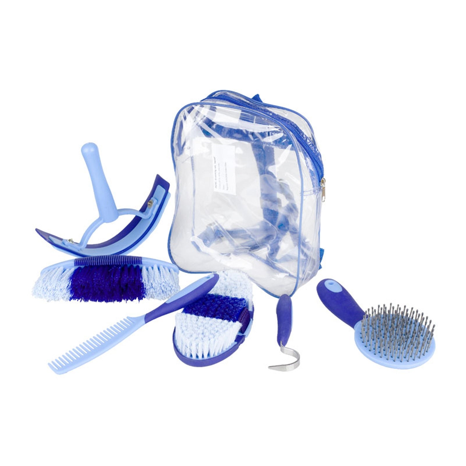 Horze Sweet grooming-sæt i plastiktaske. Strigleprodukter