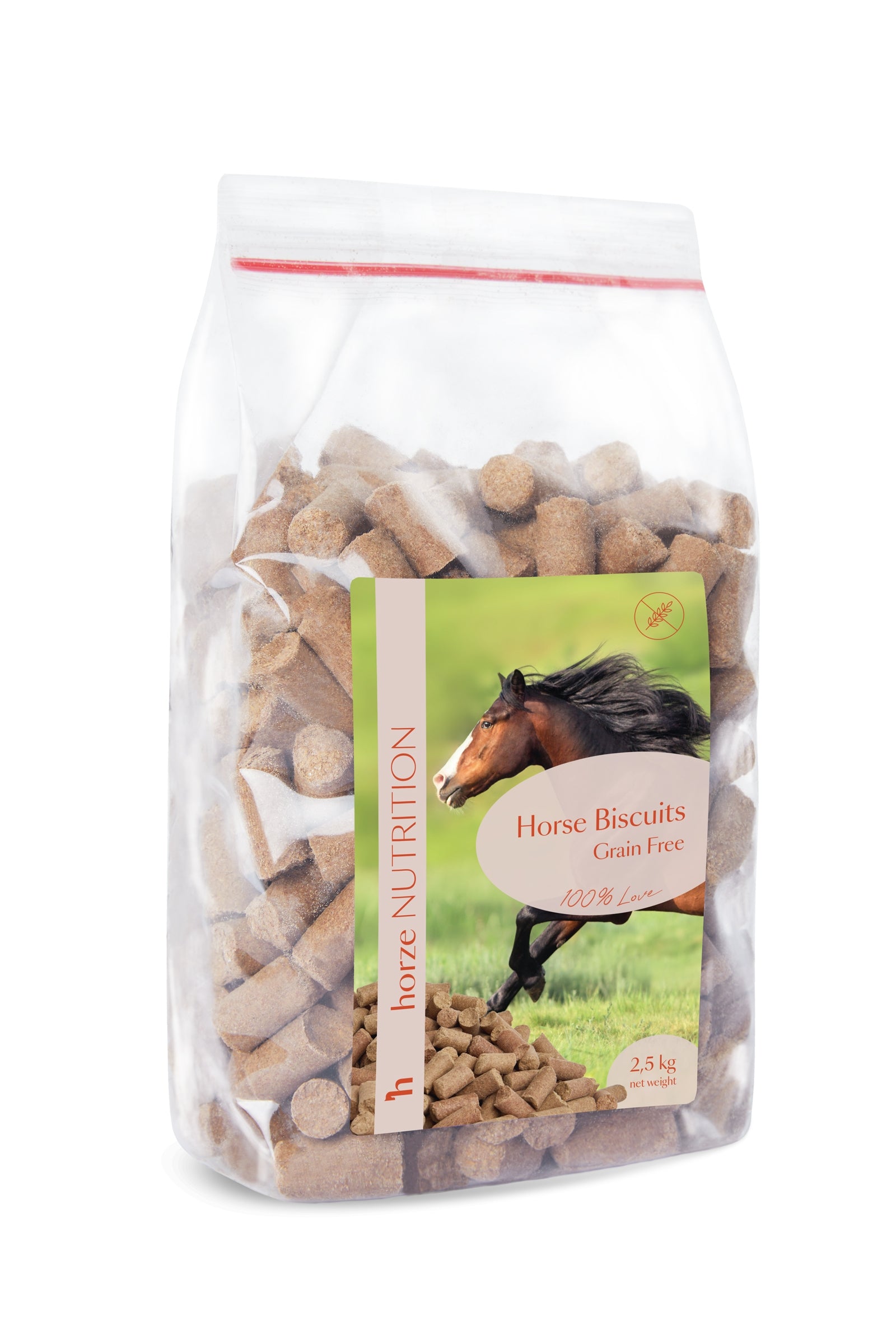 Horze Biscuits Grain Free, Treats 2,5kg Horse Feed & Nutrition