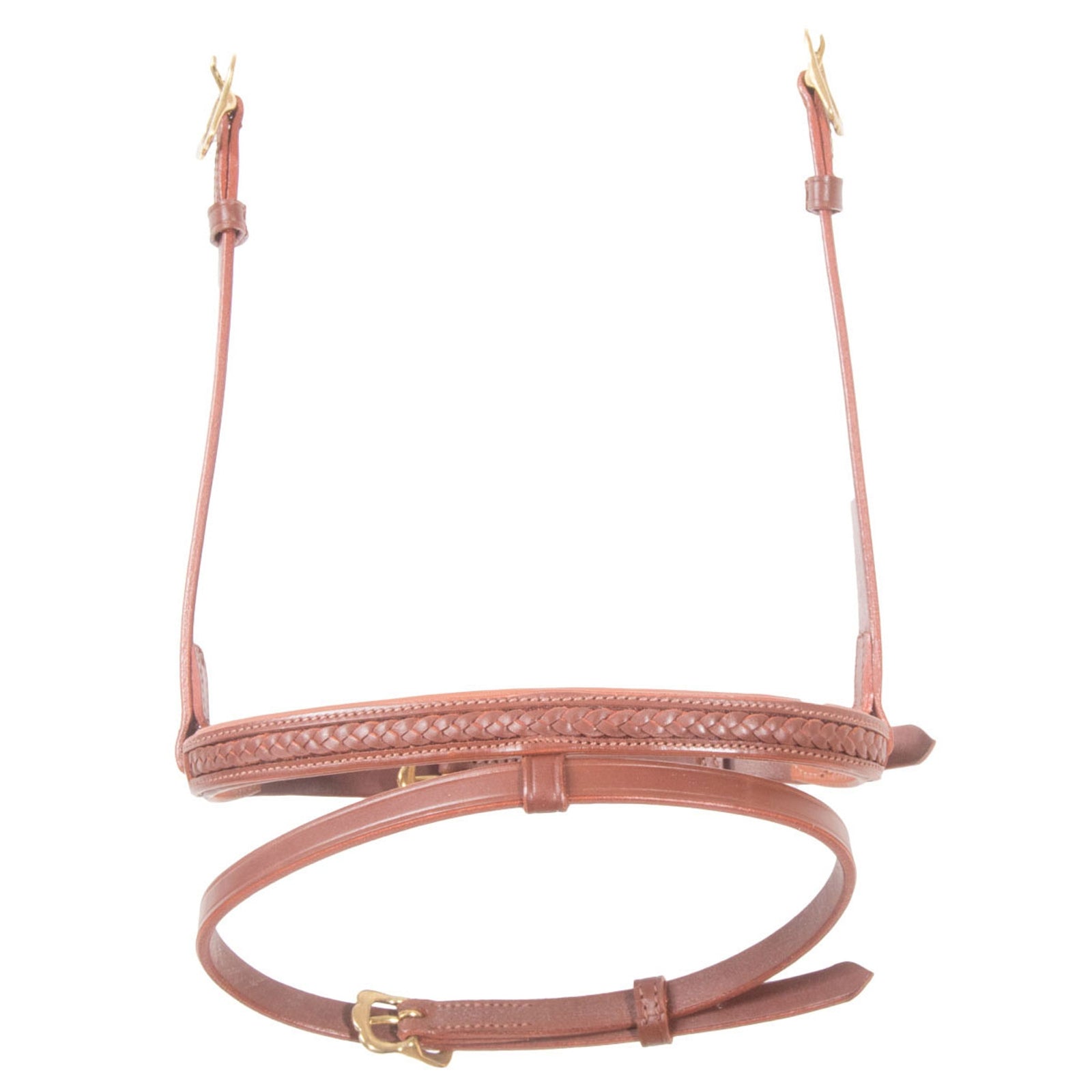 Karlslund Combined noseband with braiding Trenser & tøjler