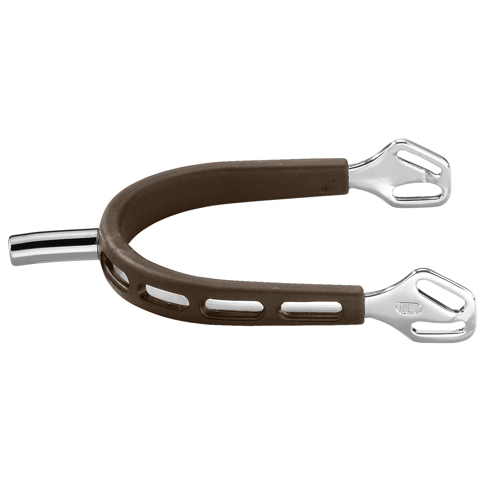 Sprenger Ultra Fit Spore, brunt grip, rustfrit stål, flad dorn Piske