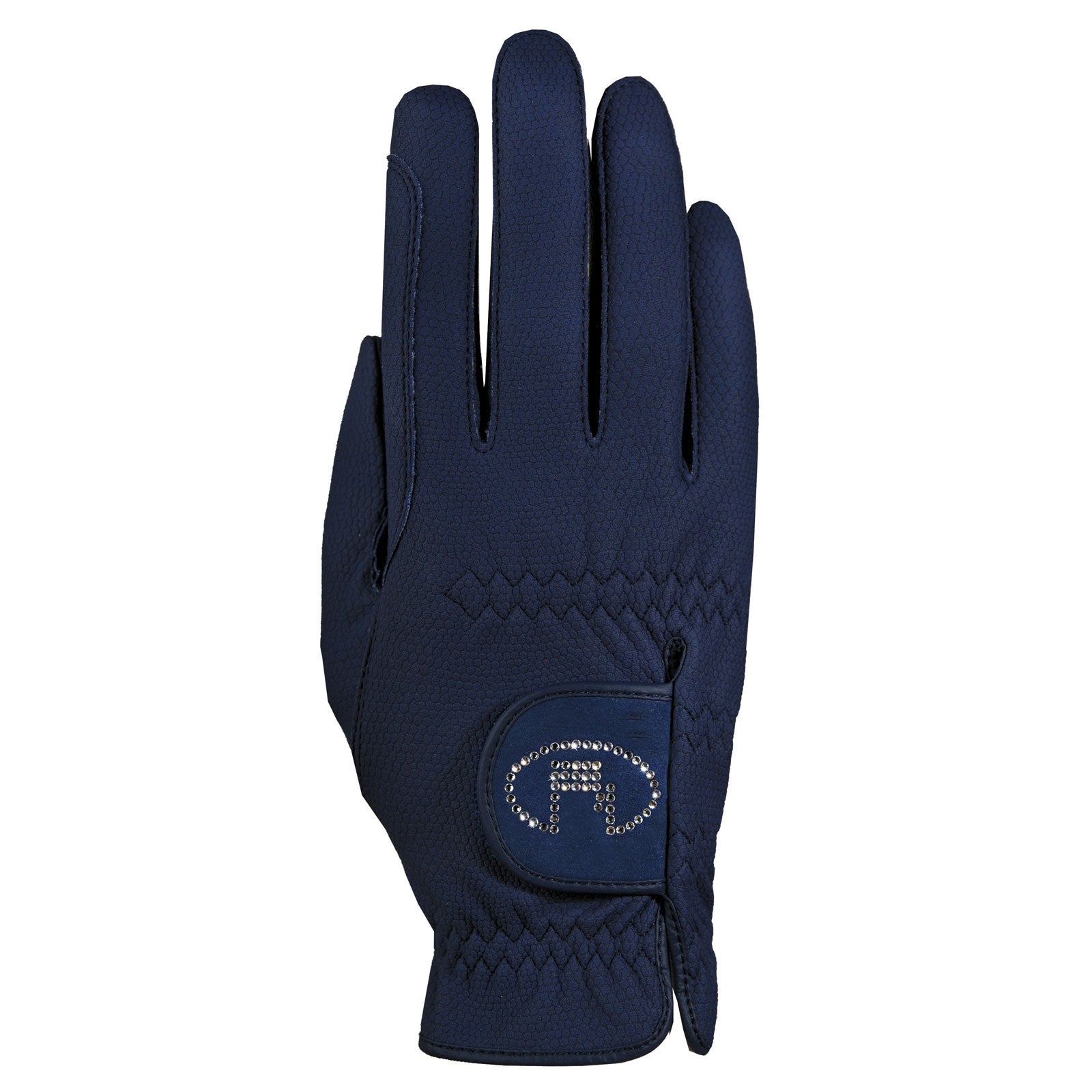 Roeckl Lisboa Reit Roeck-Grip, swarovski, damemodel Ridehandsker