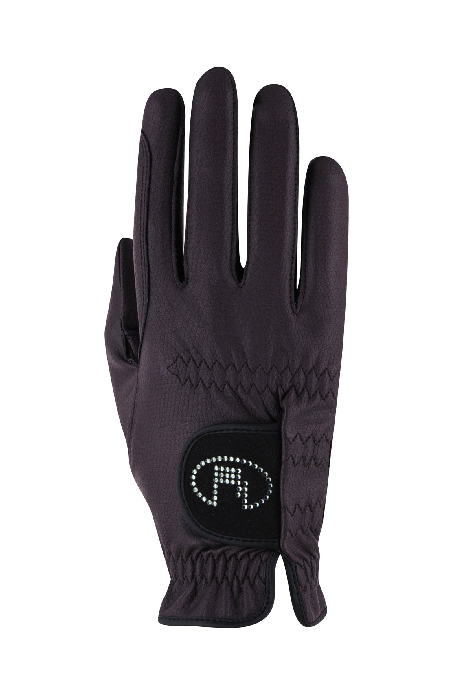 Roeckl Lisboa Reit Roeck-Grip, swarovski, damemodel Ridehandsker