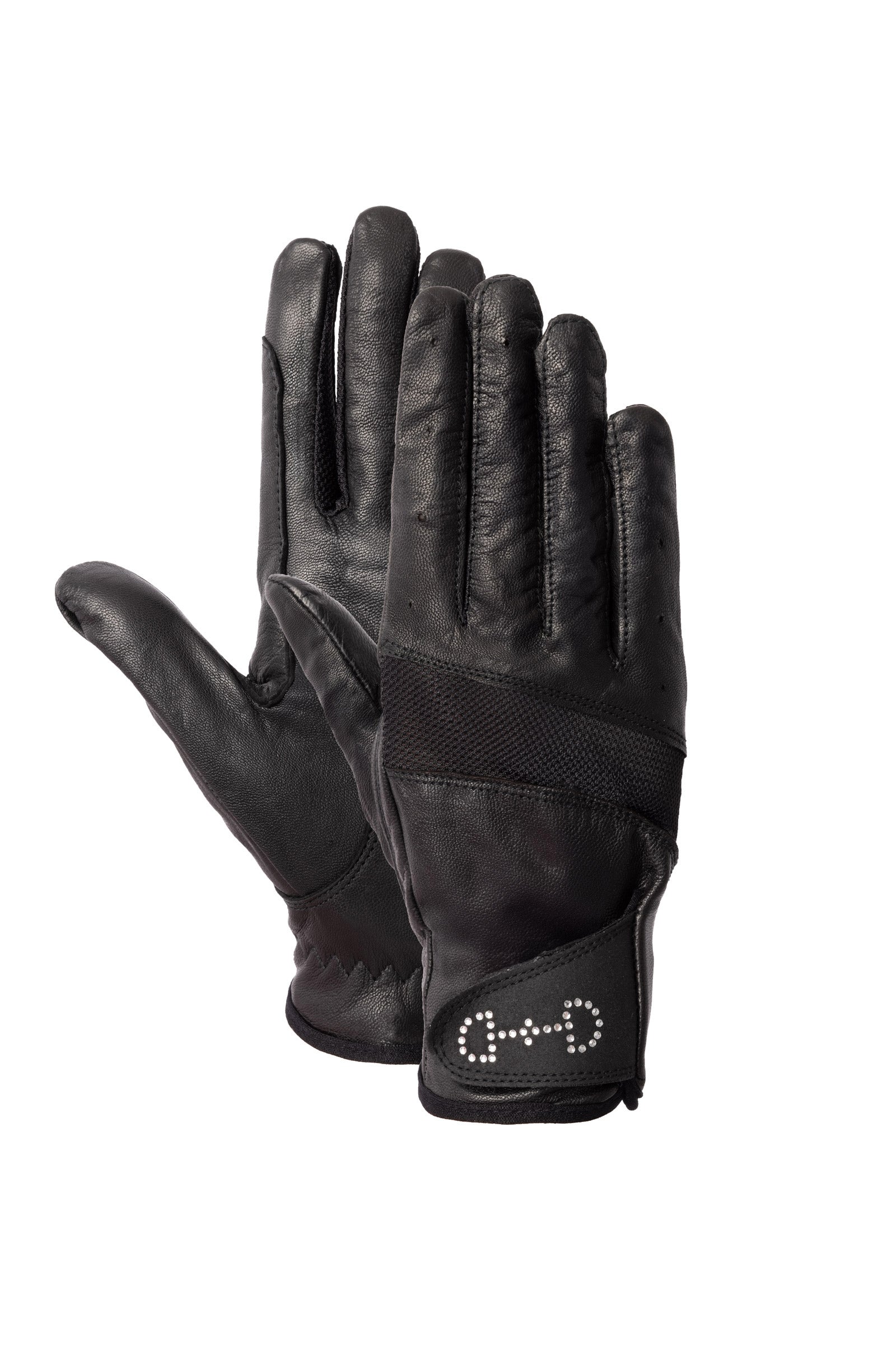 Horze Women's Leather Mesh Riding Gloves Riding Gloves