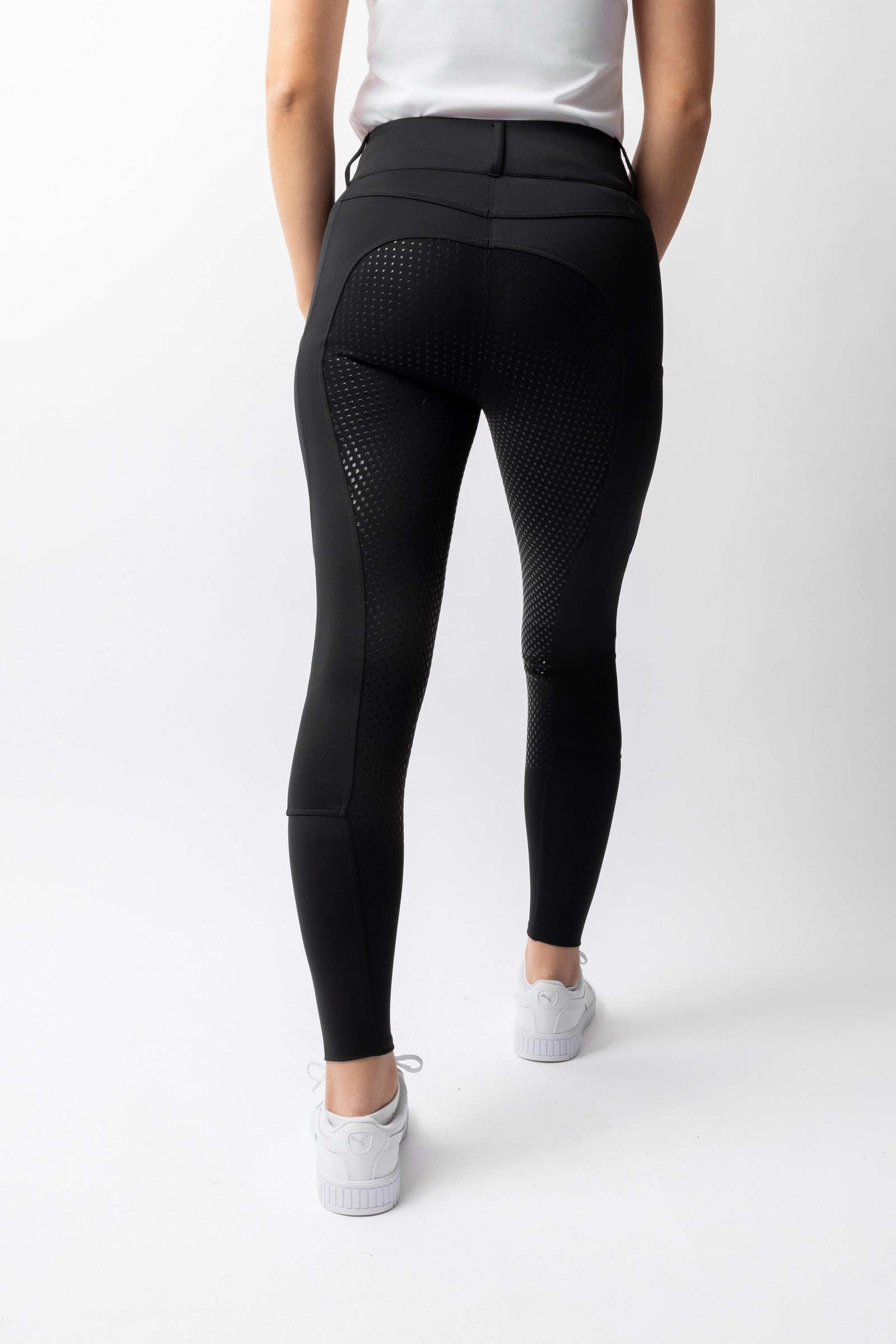 Horze Evelyn Dame Full Grip ridebukser UPF 50+ Ridetøj til dame