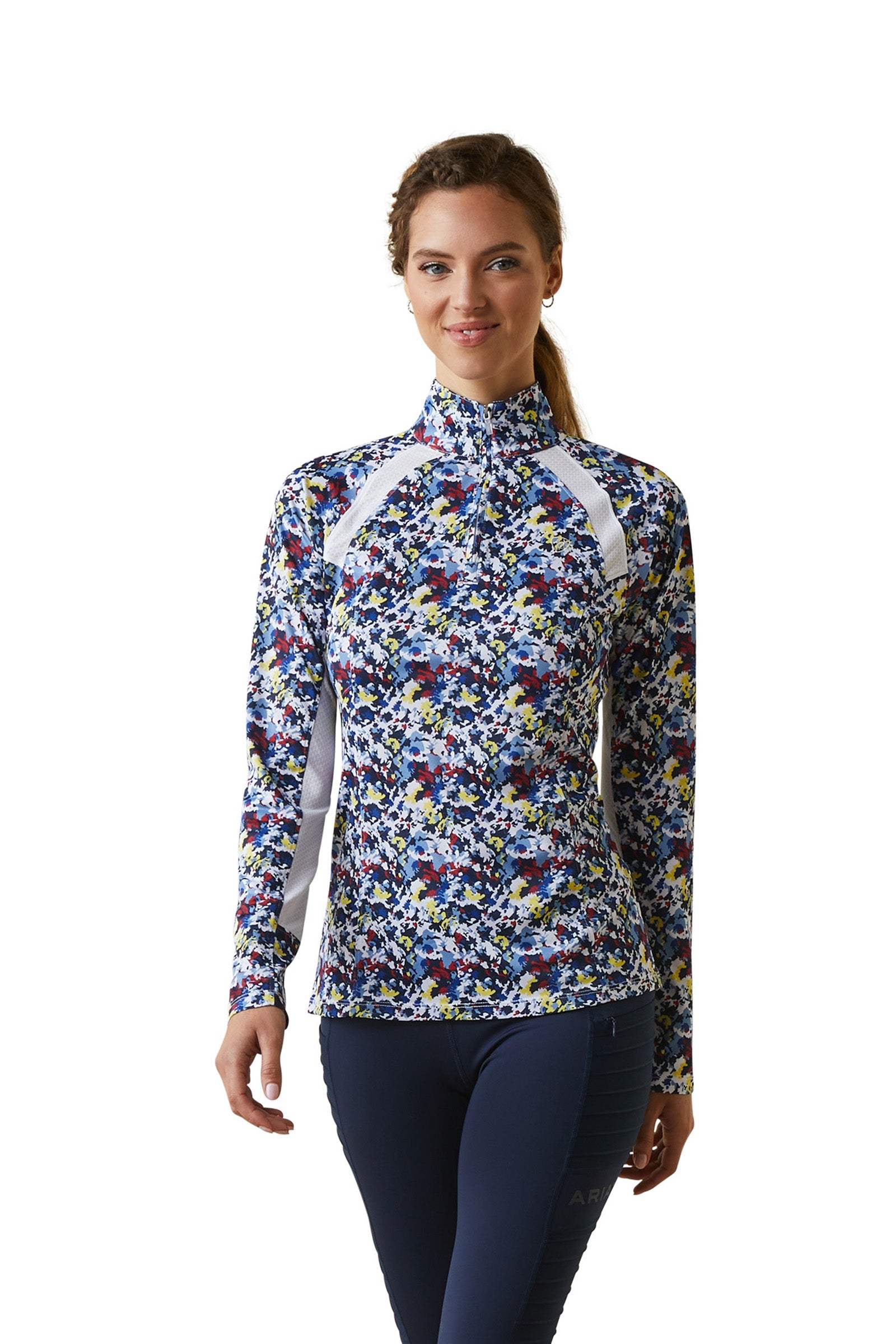 Ariat Sunstopper 2.0 Women's 1/4 Zip Baselayer Shirt Women’s Riding Clothing