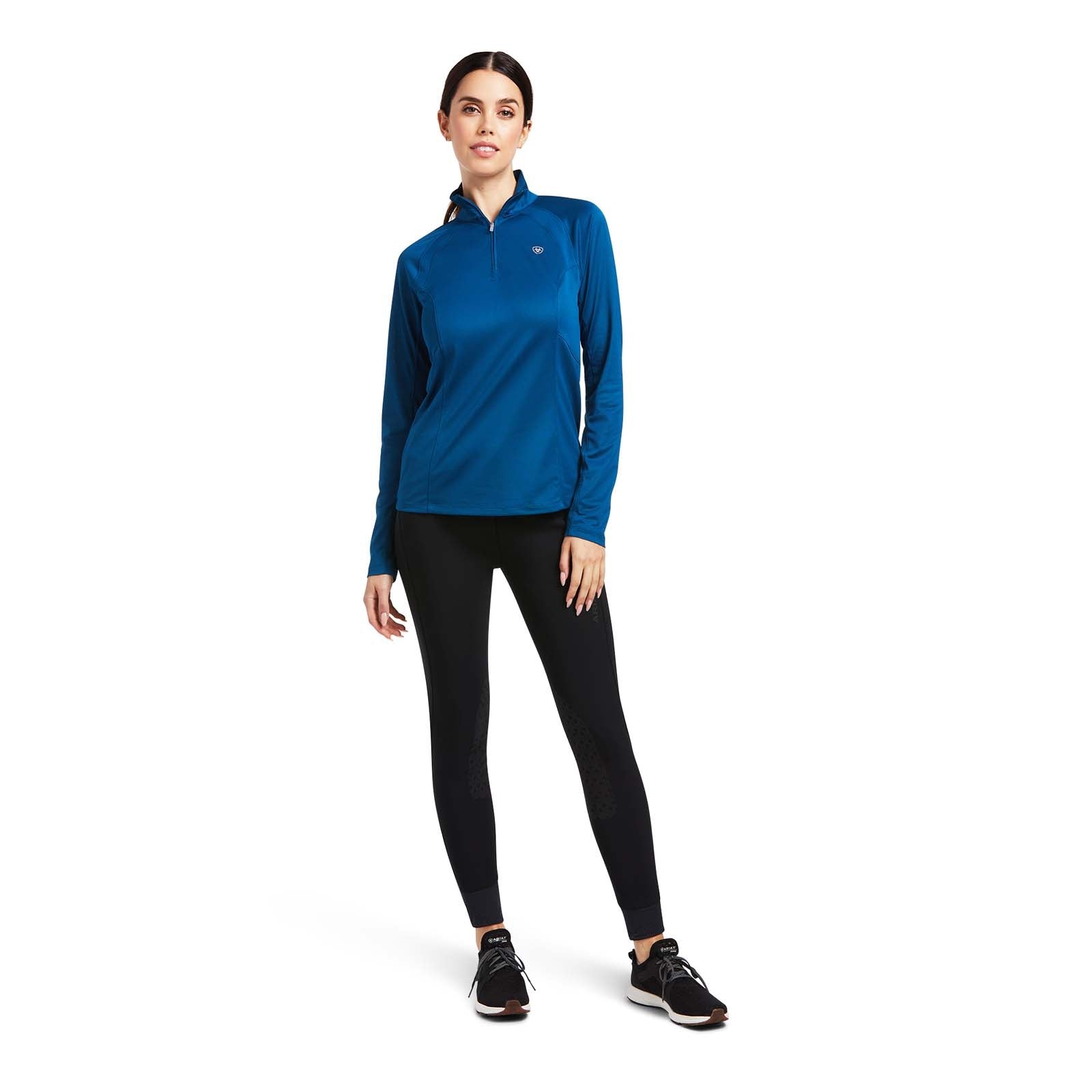 Ariat Sunstopper 2.0 1/4 lynlås basisbluse, damemodel Ridetøj til dame