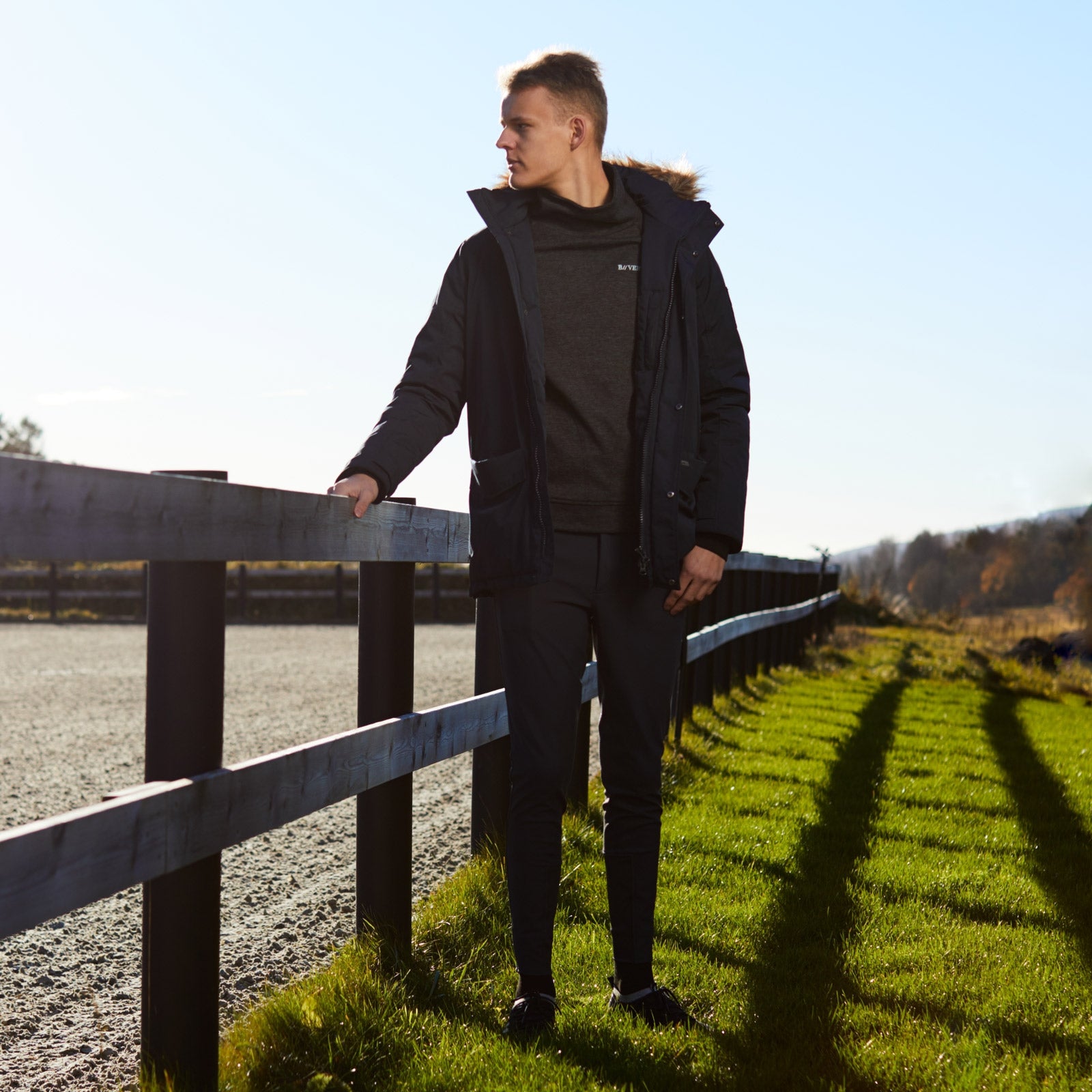 B Vertigo Daniel Men's Fleece Sweatshirt Mens Riding Clothing