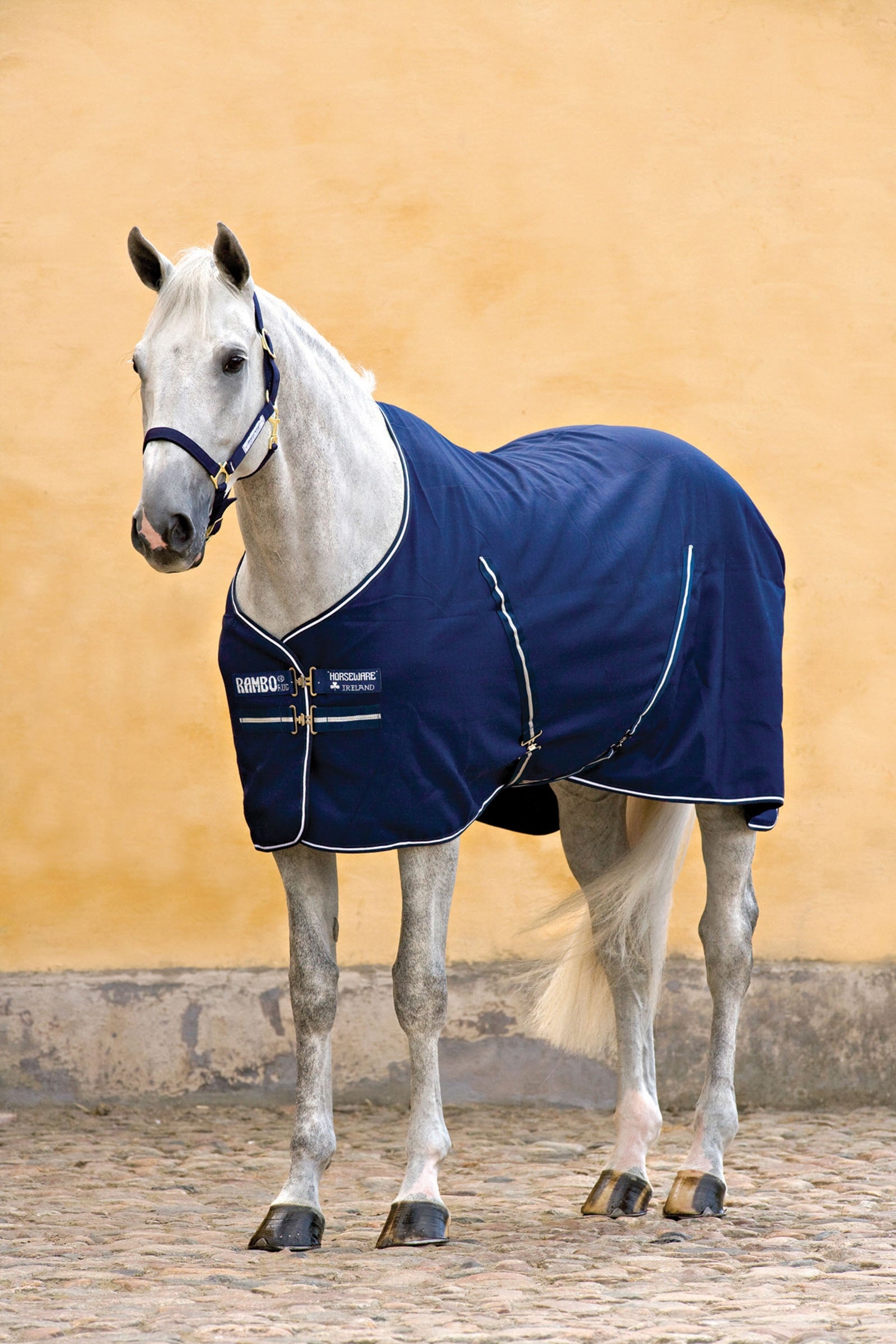 Horseware Rambo Stalddækken med mikrofiberforing, 0g Hestedækken