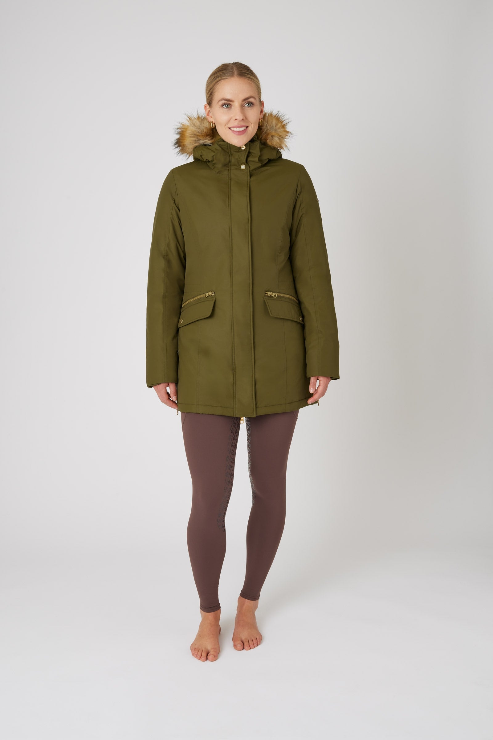 Horze Mikaela Women's Parka Riding Jacket Women’s Riding Clothing