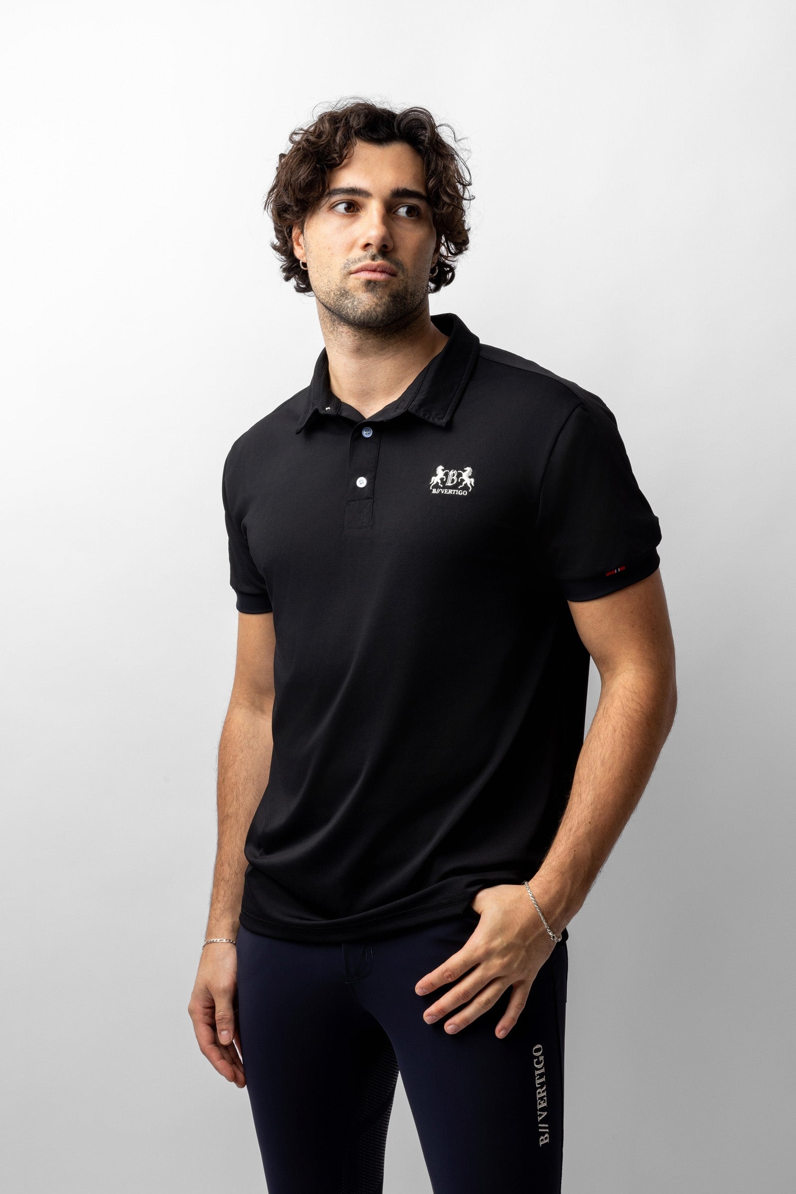 B Vertigo Flynn Funktionel Poloshirt, herremodel Ridetøj til herrer