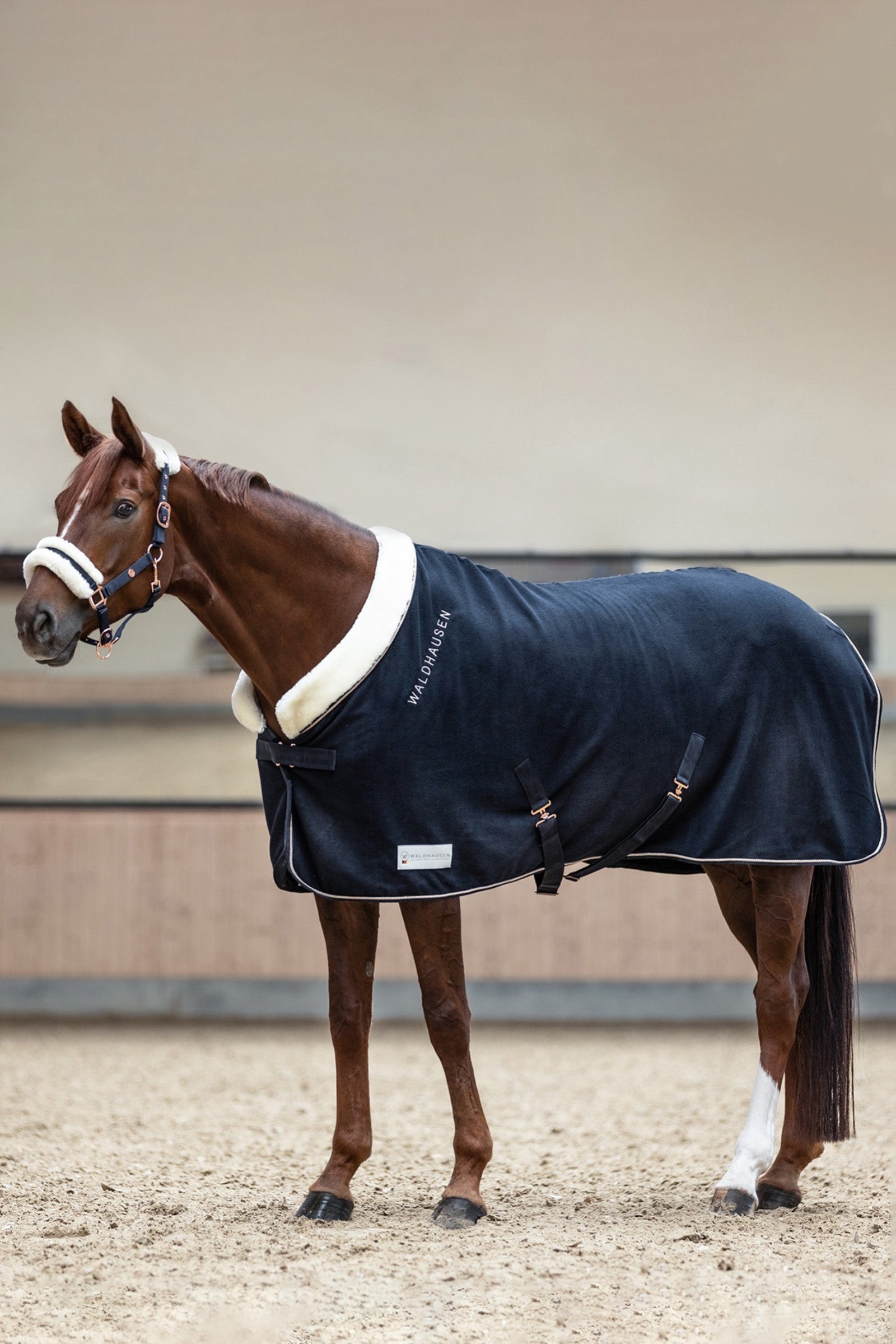 Waldhausen Rosé Modern Fleece Rug Hestedækken
