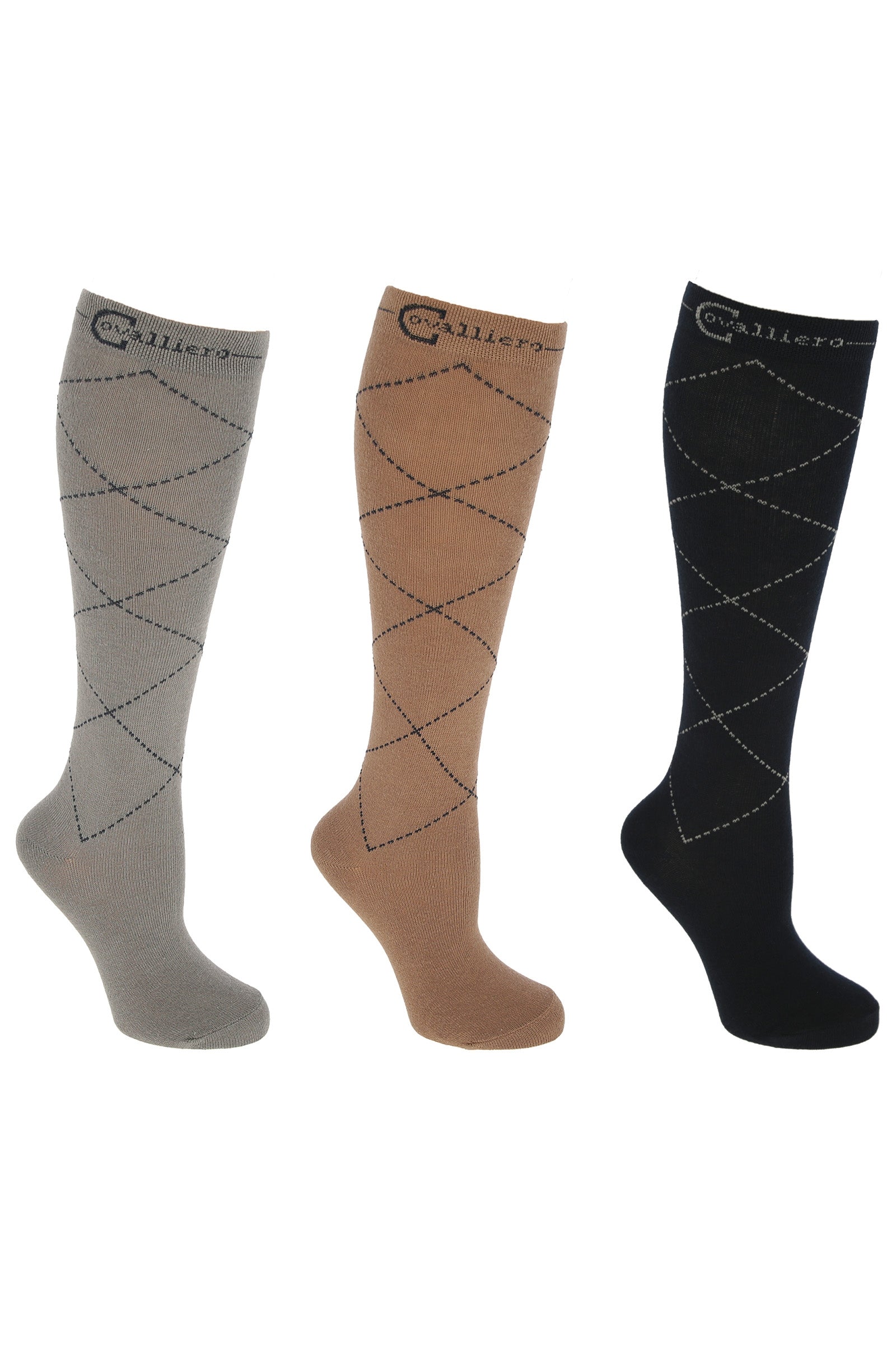 Covalliero Karo Riding Socks (Pack of 3) Sokker