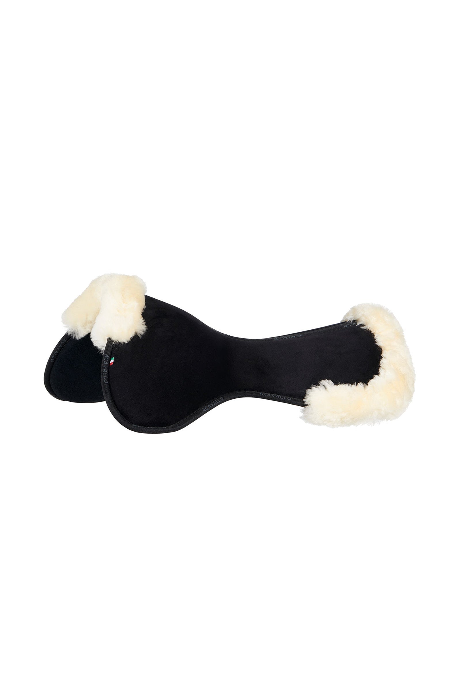 Acavallo Close Contact Memory Foam Half Pad med lammeskind Sadelunderlag