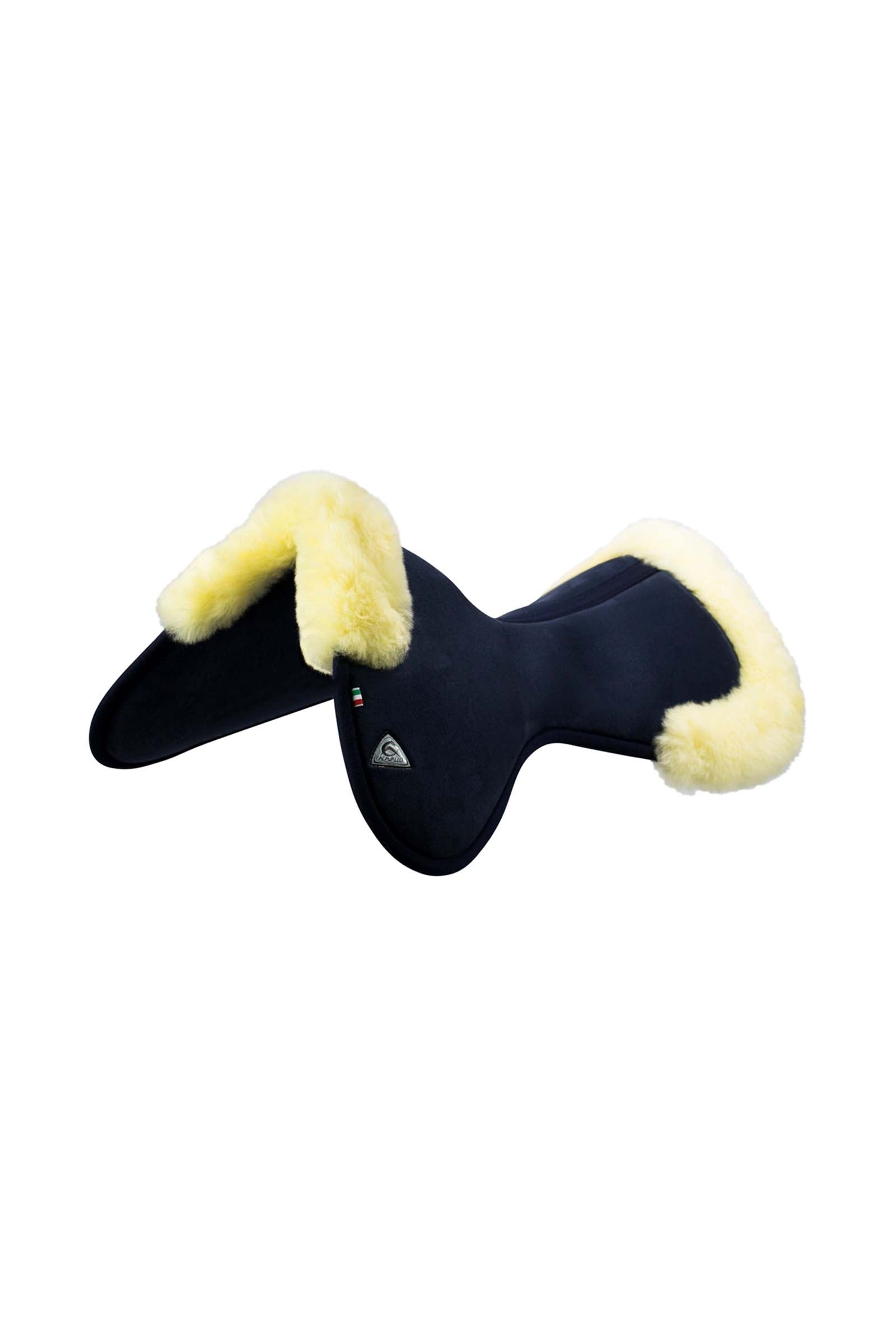 Acavallo Close Contact Memory Foam Half Pad med lammeskind Sadelunderlag
