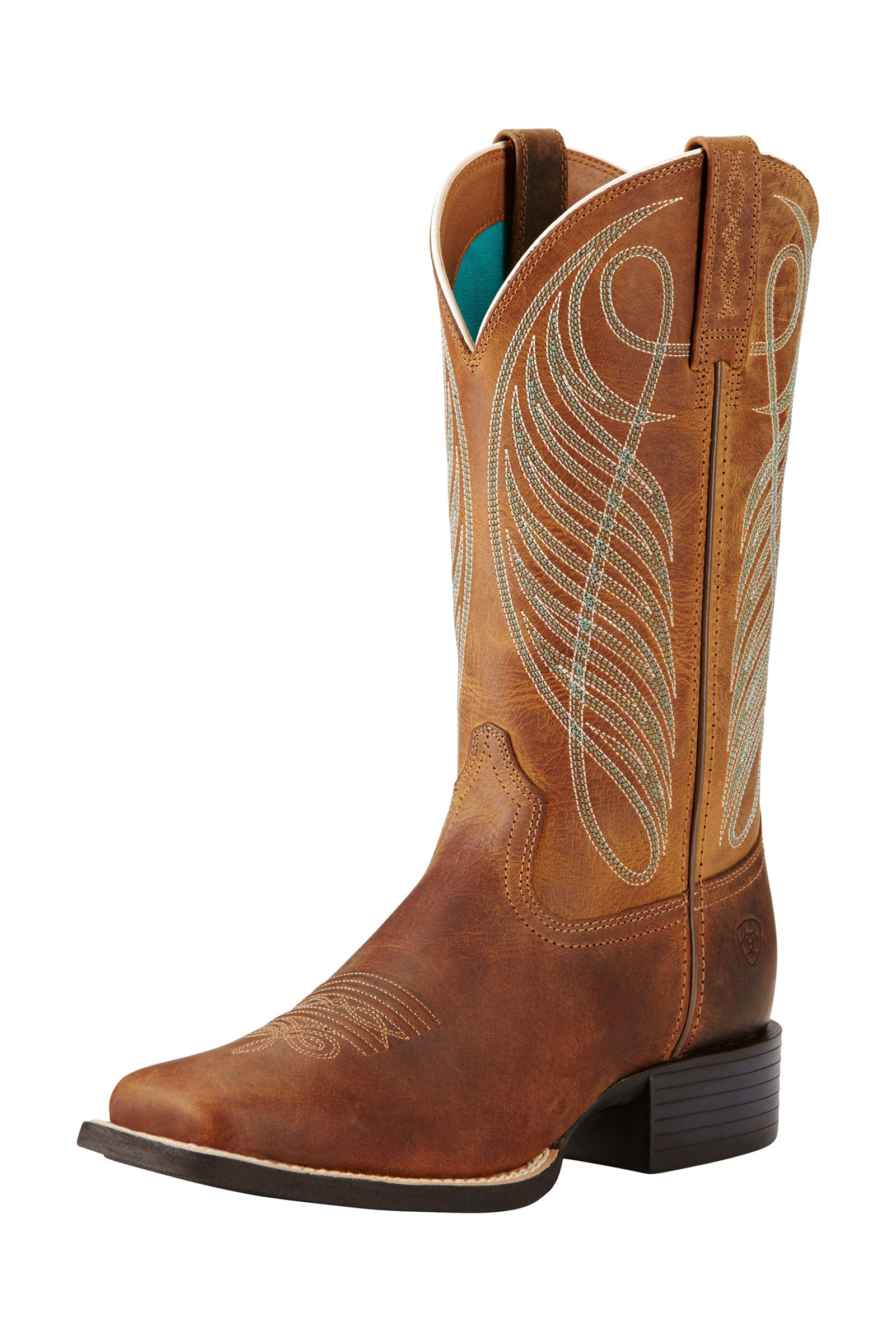 Ariat Round Up Wide Square Toe dames westernstøvler Støvler & Leggings