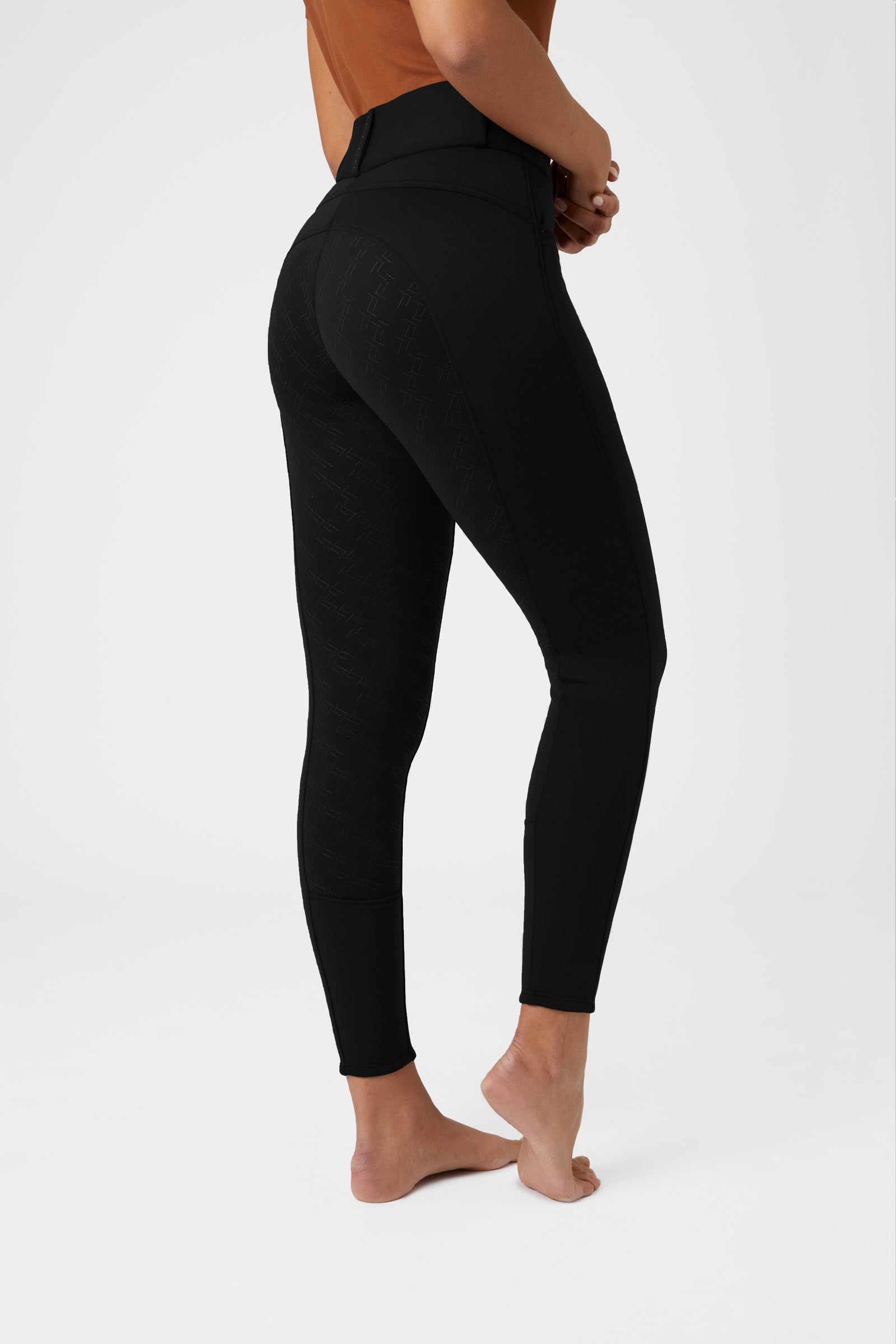 Horze Mia termo-ridebukser med silikone, damer Womens Breeches