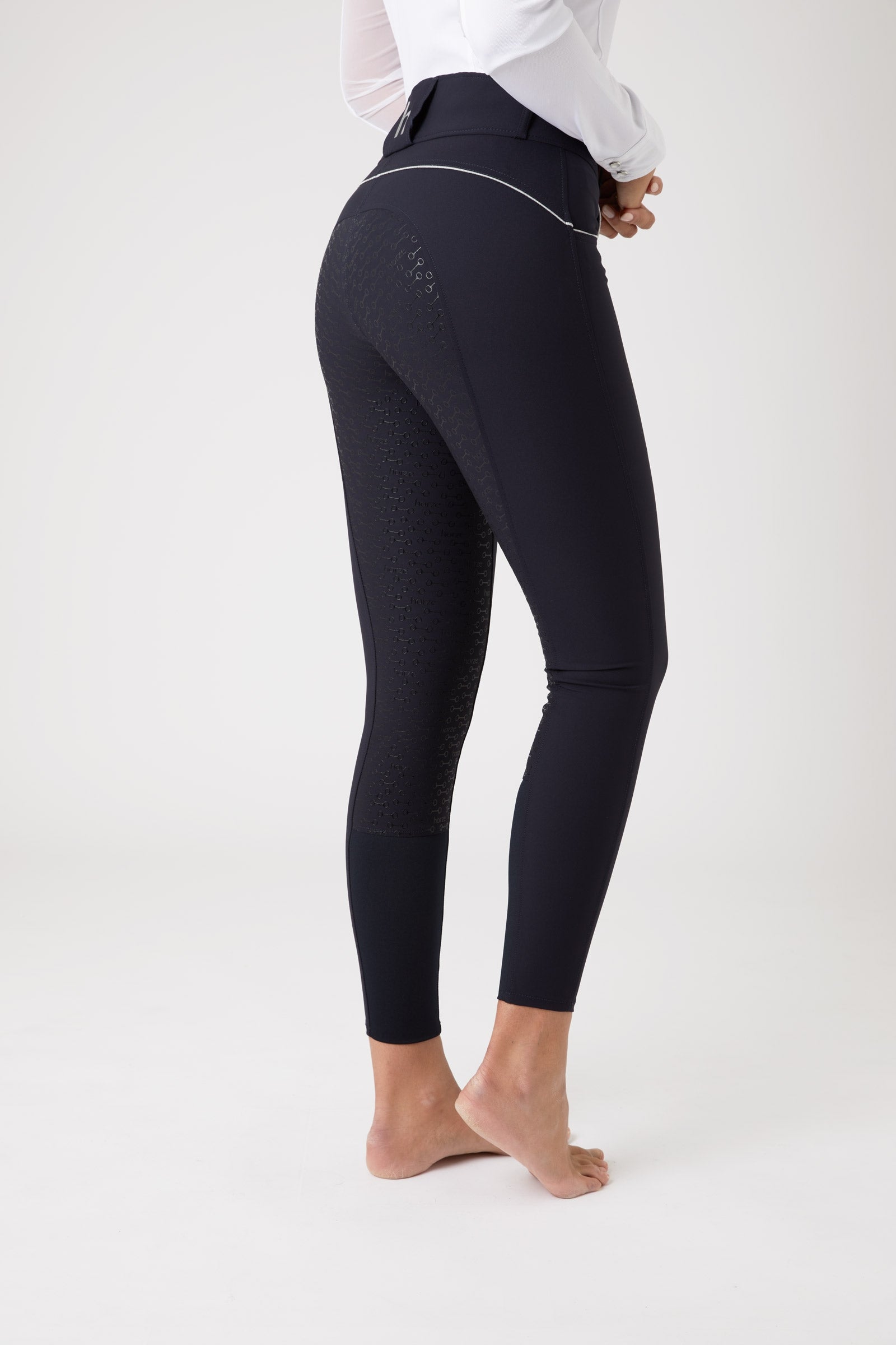 Horze Aubrey ridebukser med høj talje og silikonegrip, damemodel Womens Breeches