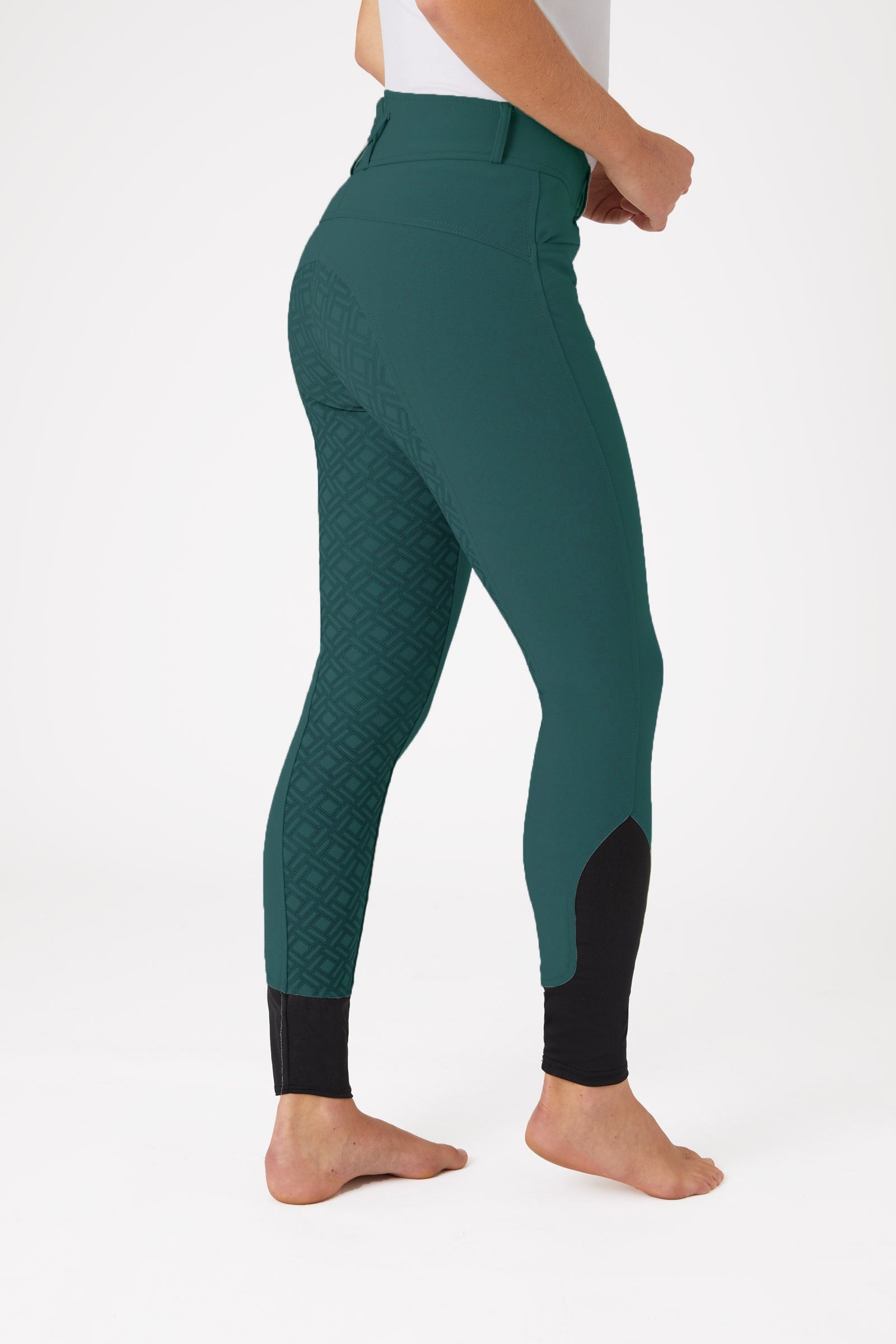 Horze Højtaljede Ridebukser med fuld silikonegrip, damemodel Womens Breeches