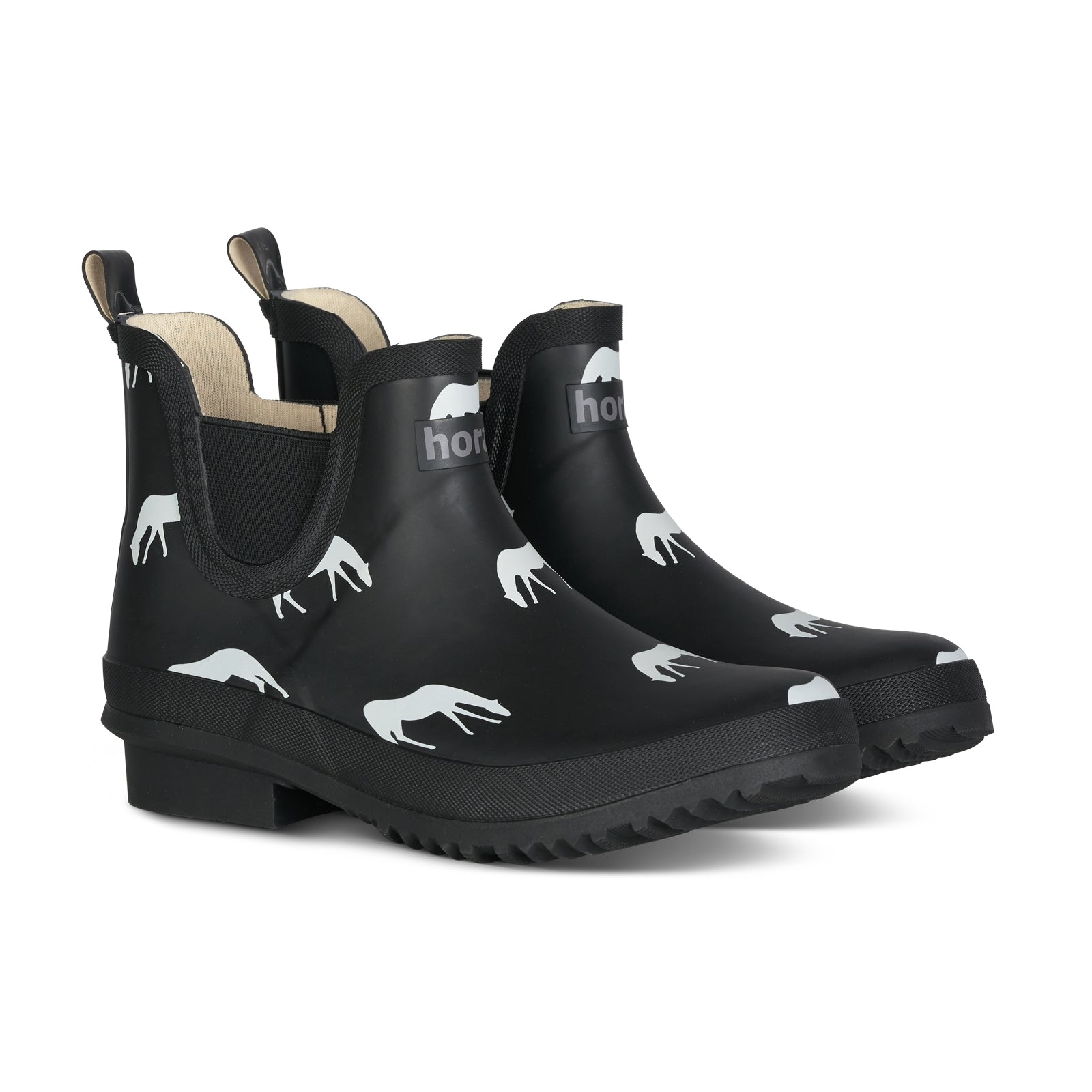 Horze Billie Women's Rubber Jodhpur Boots with Print Riding Boots & Riding Shoes