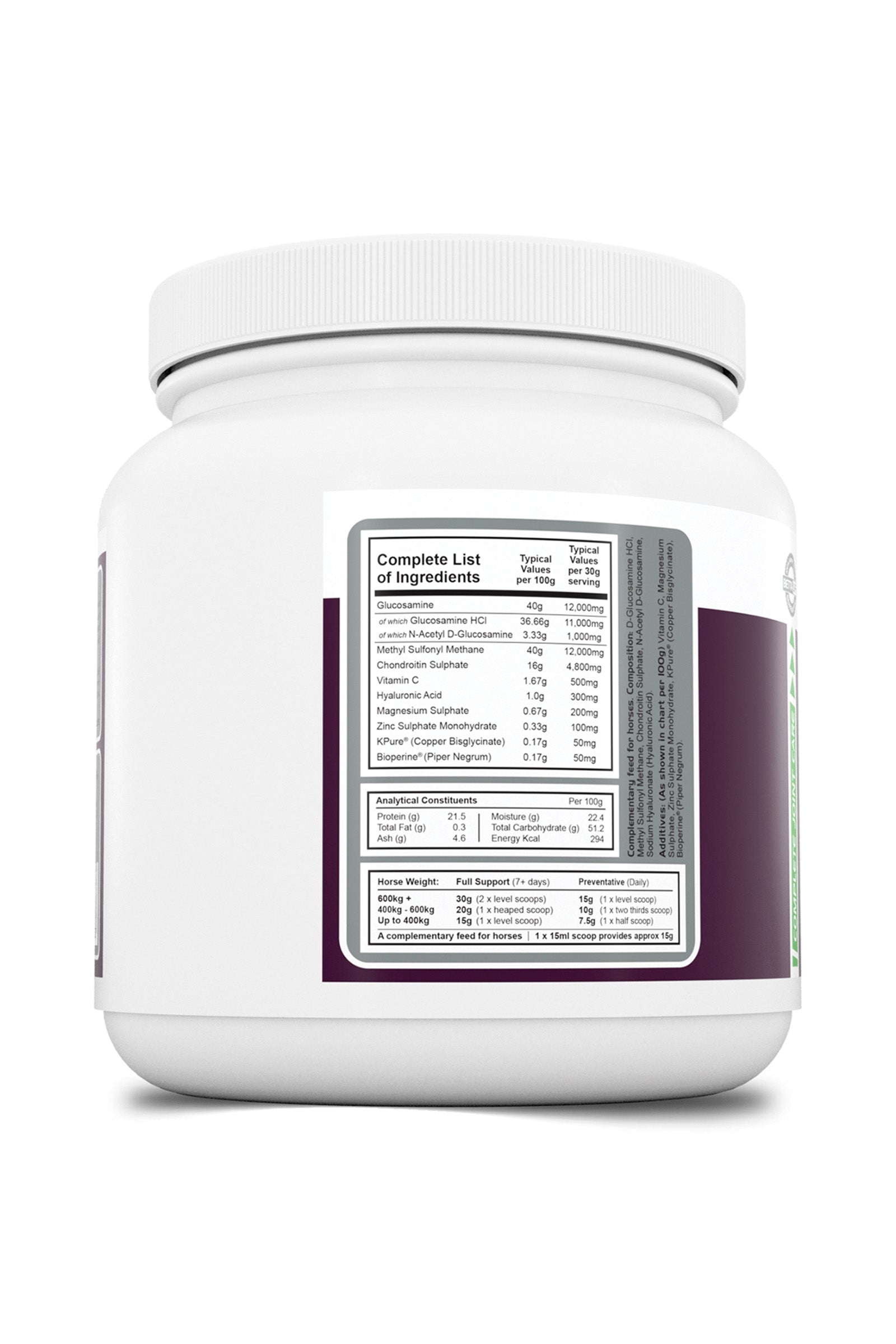 Betta Life PharmaQuin Joint Complete HA Equine Supplement, 400 gr Horse Feed & Nutrition
