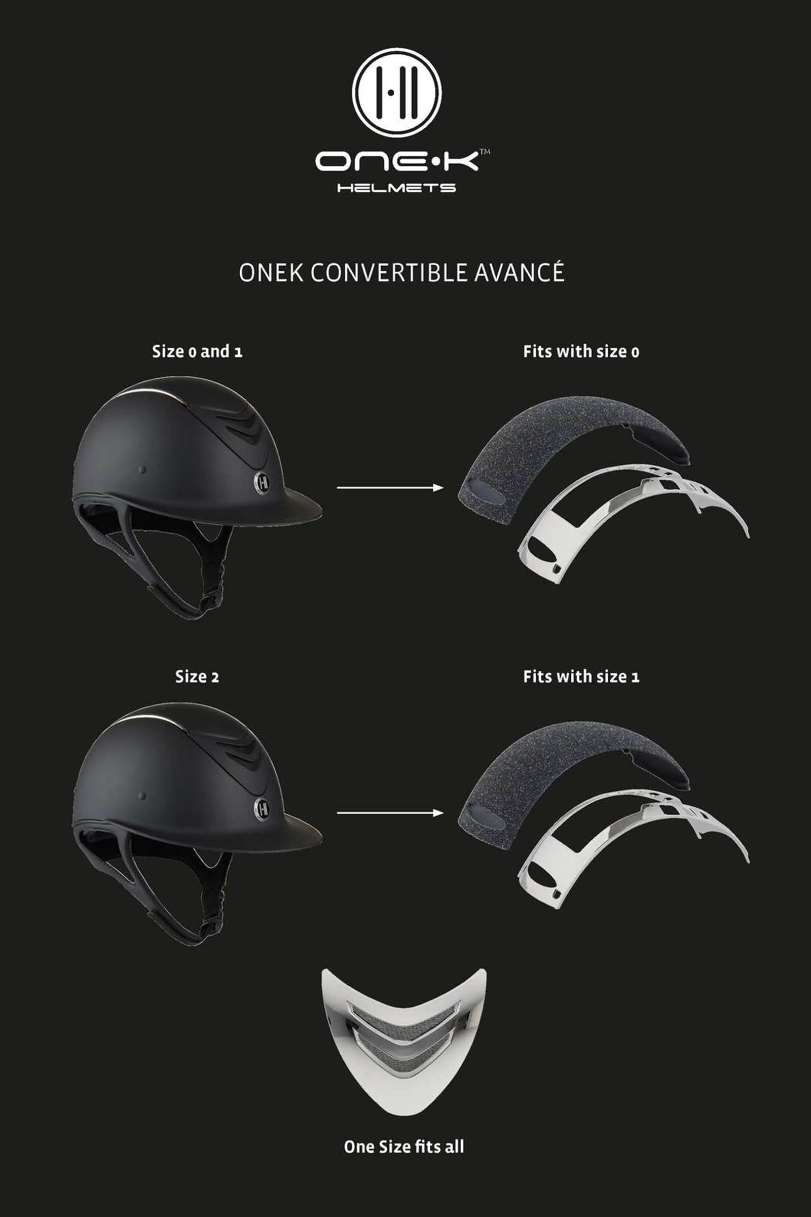 OneK Avance Convertible Glossy Ridehjelm Ridehjelme & Sikkerhedsveste
