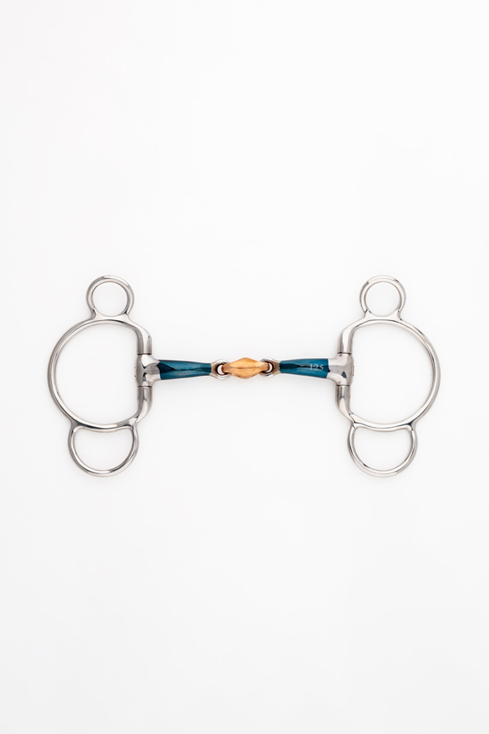 Kavalkade ergonomisk 3-ringsbid, dobbeltleddet med Lock Up, 14 mm Bid