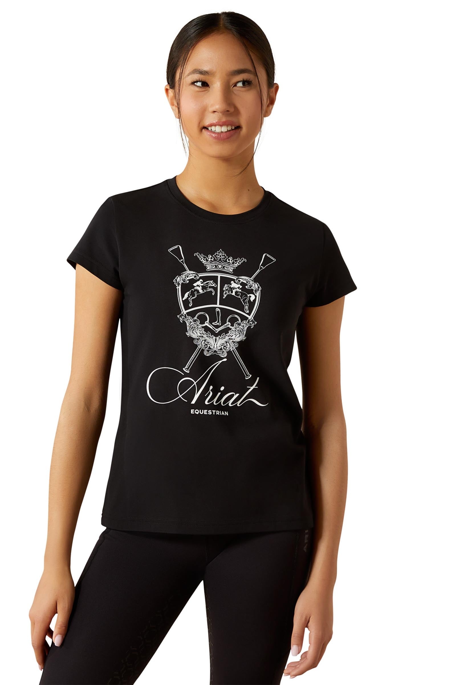 Ariat Ritzy Logo kortærmet børneskjorte Young Rider Apparel