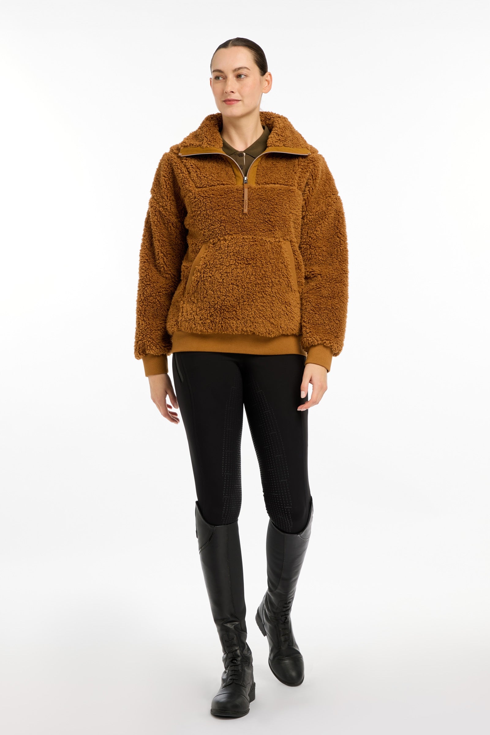 LeMieux Tara Women's Teddy Fleece Jacket Women’s Riding Clothing