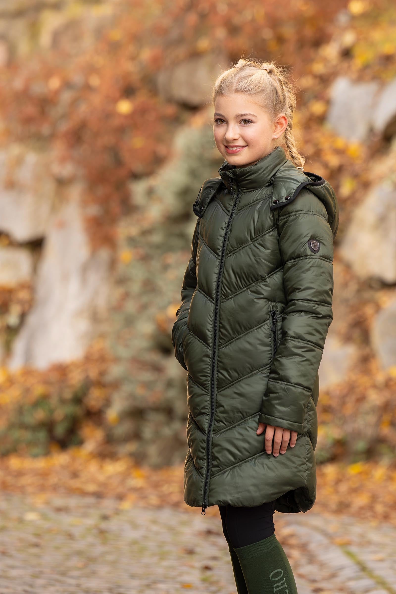 Covalliero Childrens Quilted Coat Kids Apparel