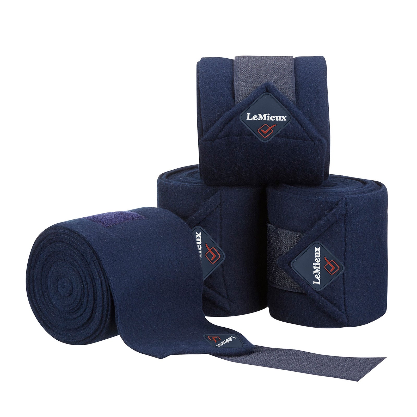 LeMieux Luxury Polo Bandages, set of 4 Leg Protection & Hoof Protection for Horses