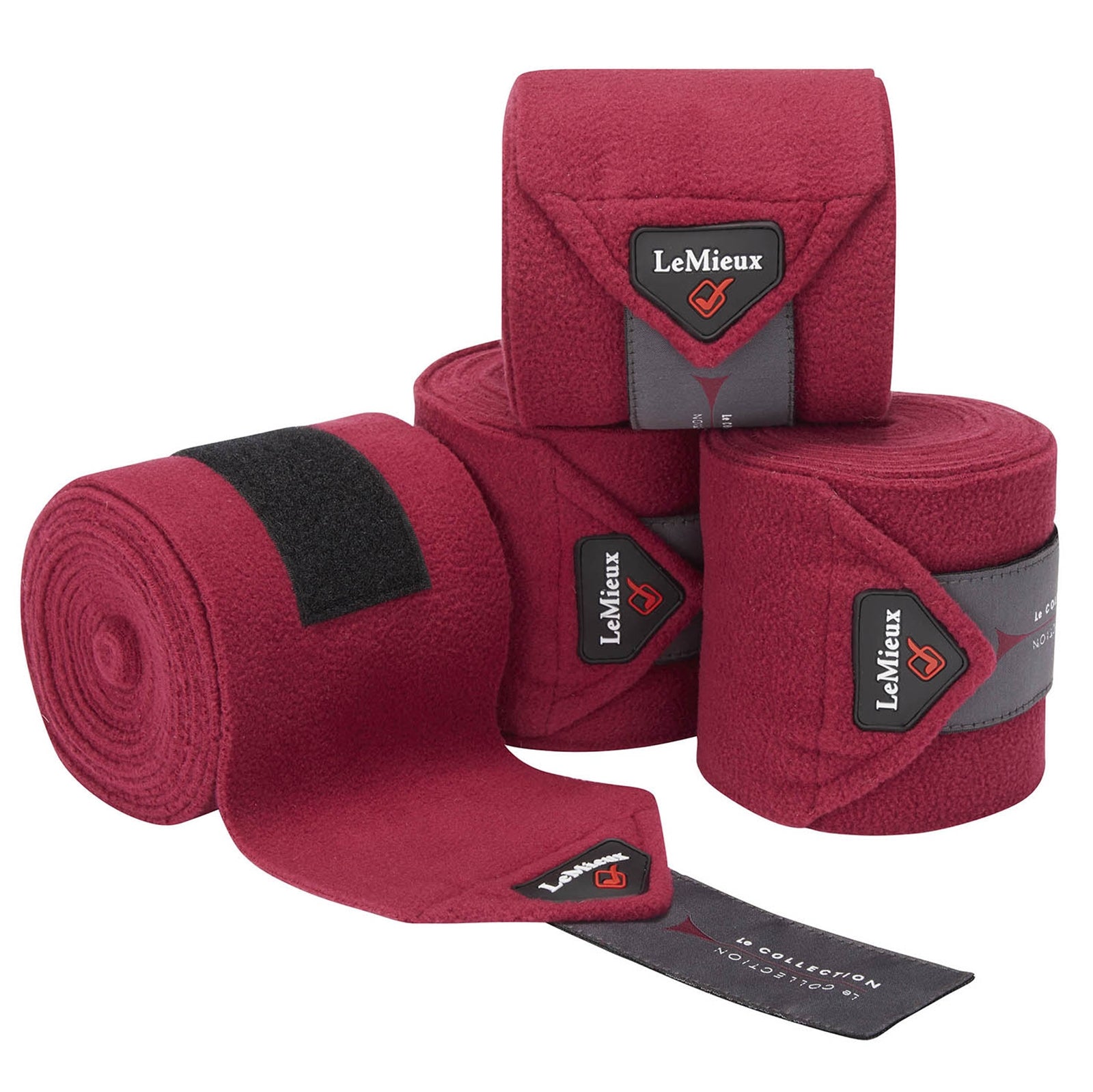 LeMieux Luxury Polo Bandages, set of 4 Leg Protection & Hoof Protection for Horses