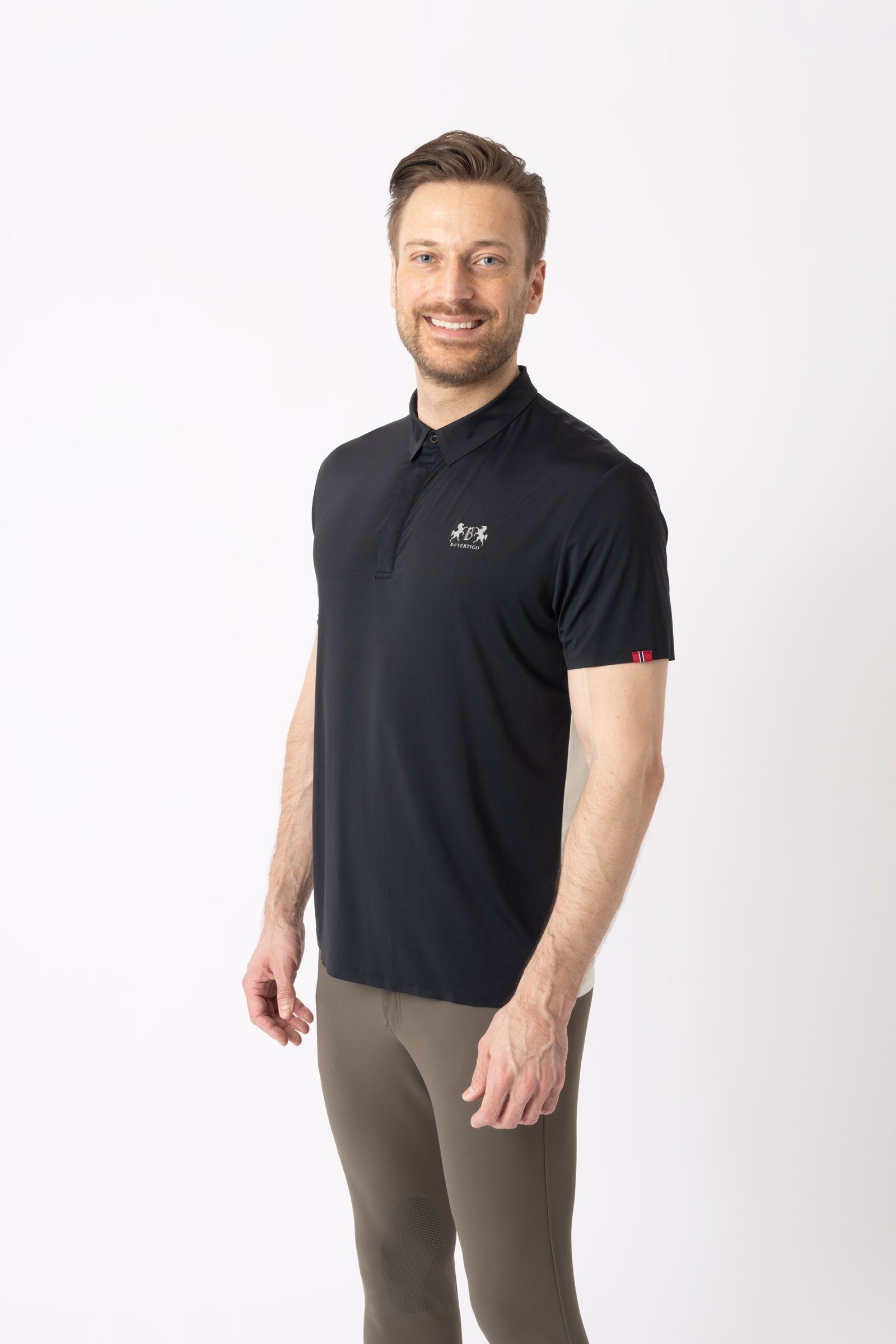 B Vertigo Aidan Seamless Poloshirt, herremodel Ridetøj til herrer
