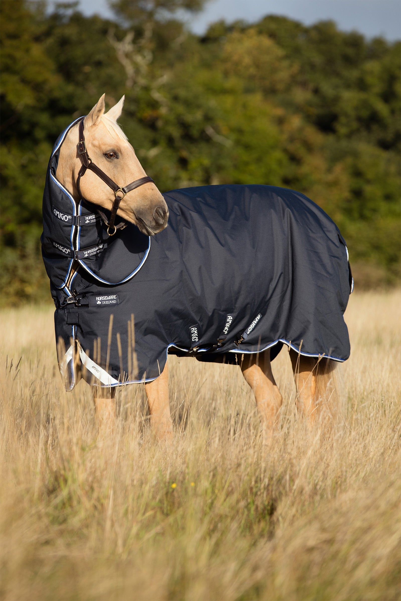 Horseware Amigo Bravo 12 Plus udedækken med aftagelig hals, 0g Hestedækken