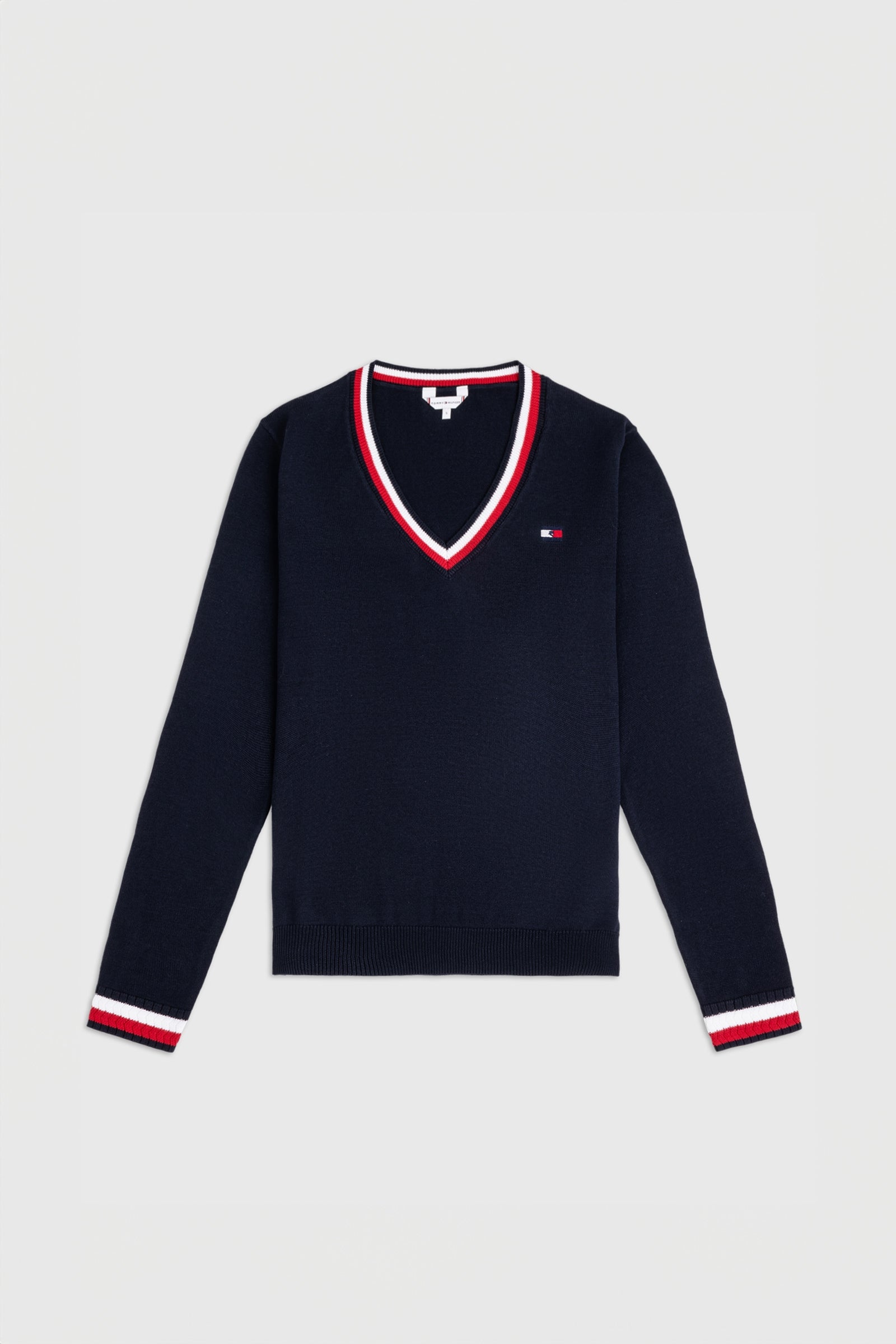 Tommy Hilfiger Equestrian Indiana dame V-hals sweater Ridetøj til dame
