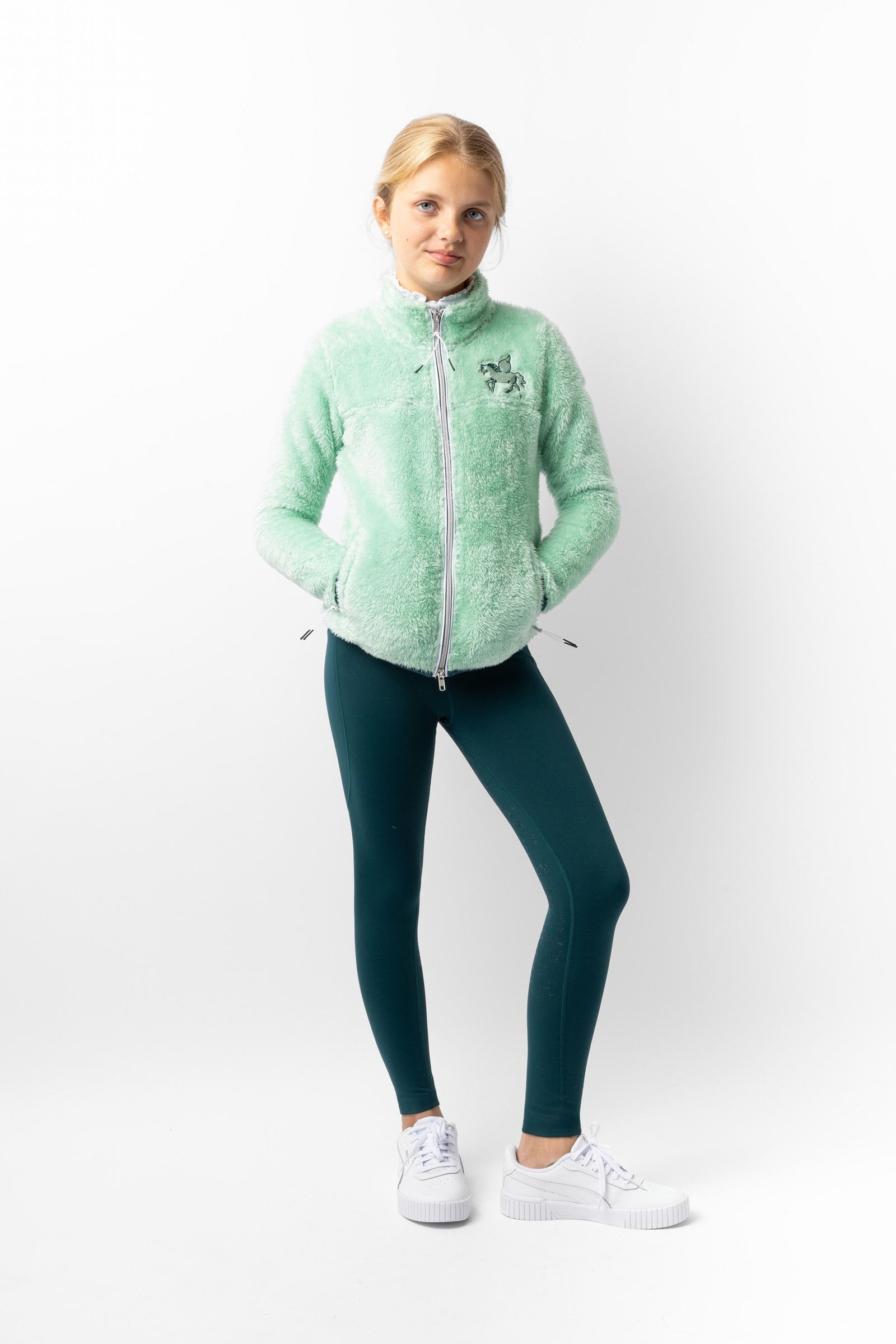 Horze Elsa Kids´ Fleece Riding Jacket Kids Apparel