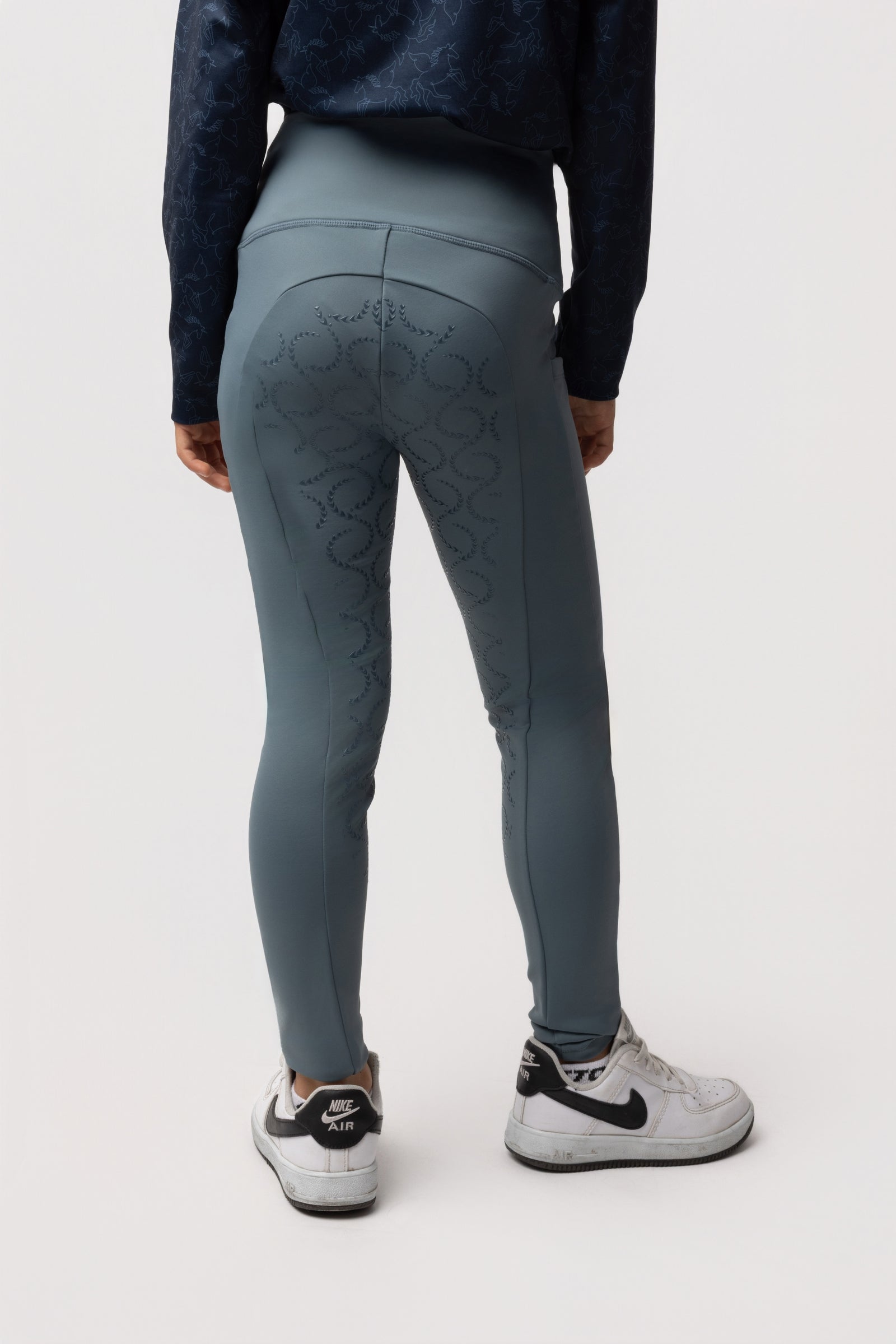 Horze Gillian Børns thermo fullgrip rideleggings Ridetøj til børn