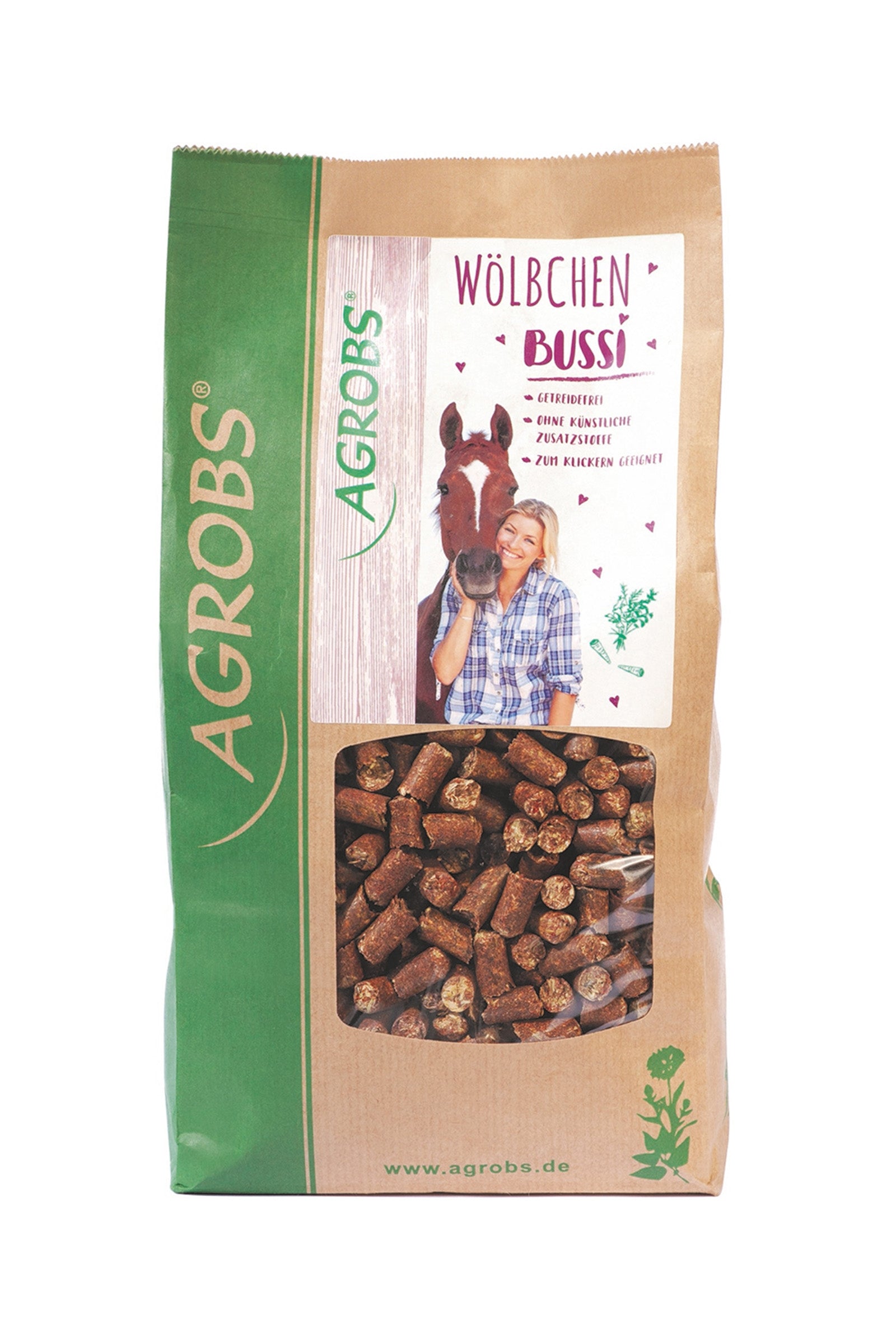 Agrobs Wölbchen Bussi Refill Bag 1.5 kg Horse Feed & Nutrition
