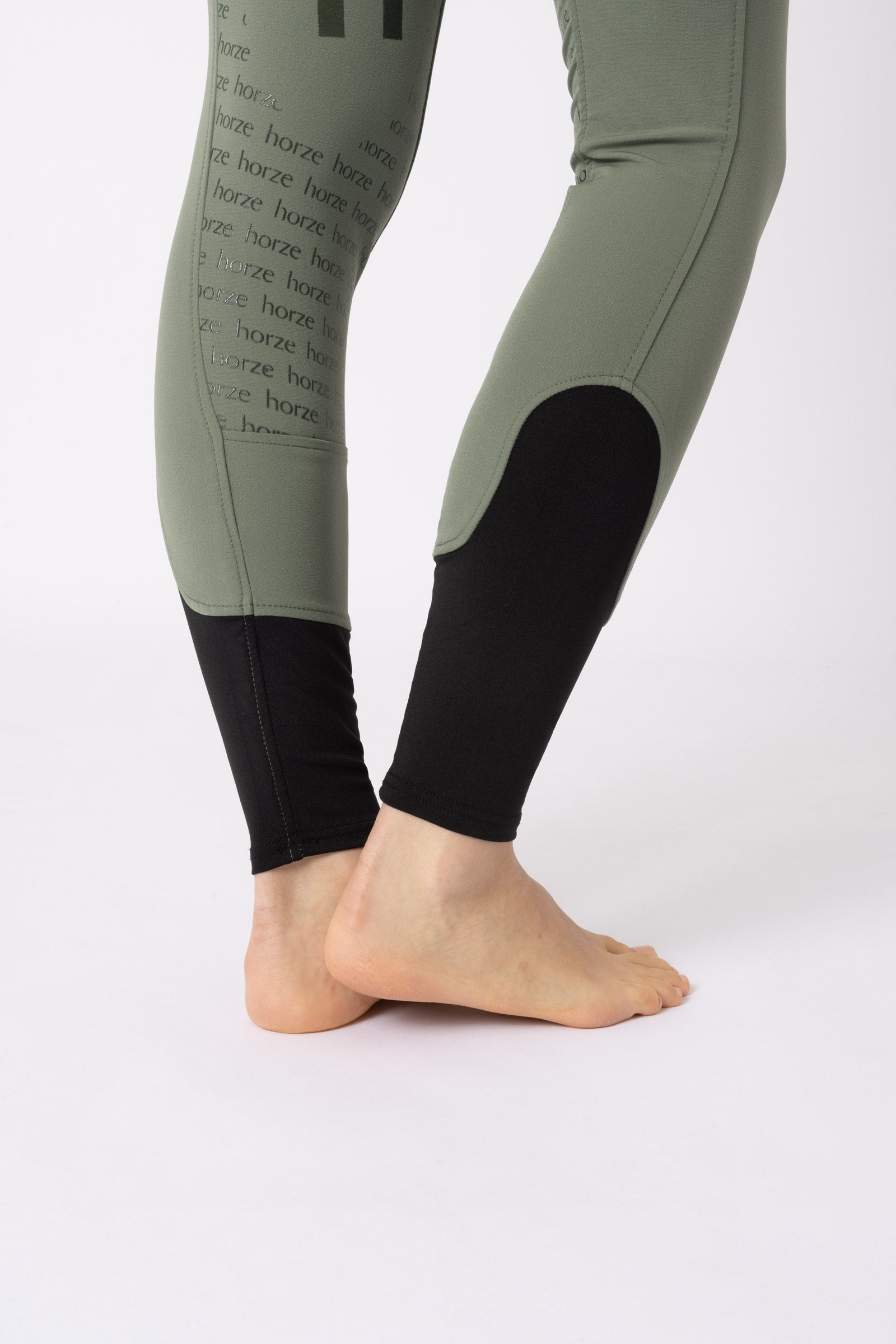 Horze Women's High Waist Silicone Full Seat Breeches Womens Breeches