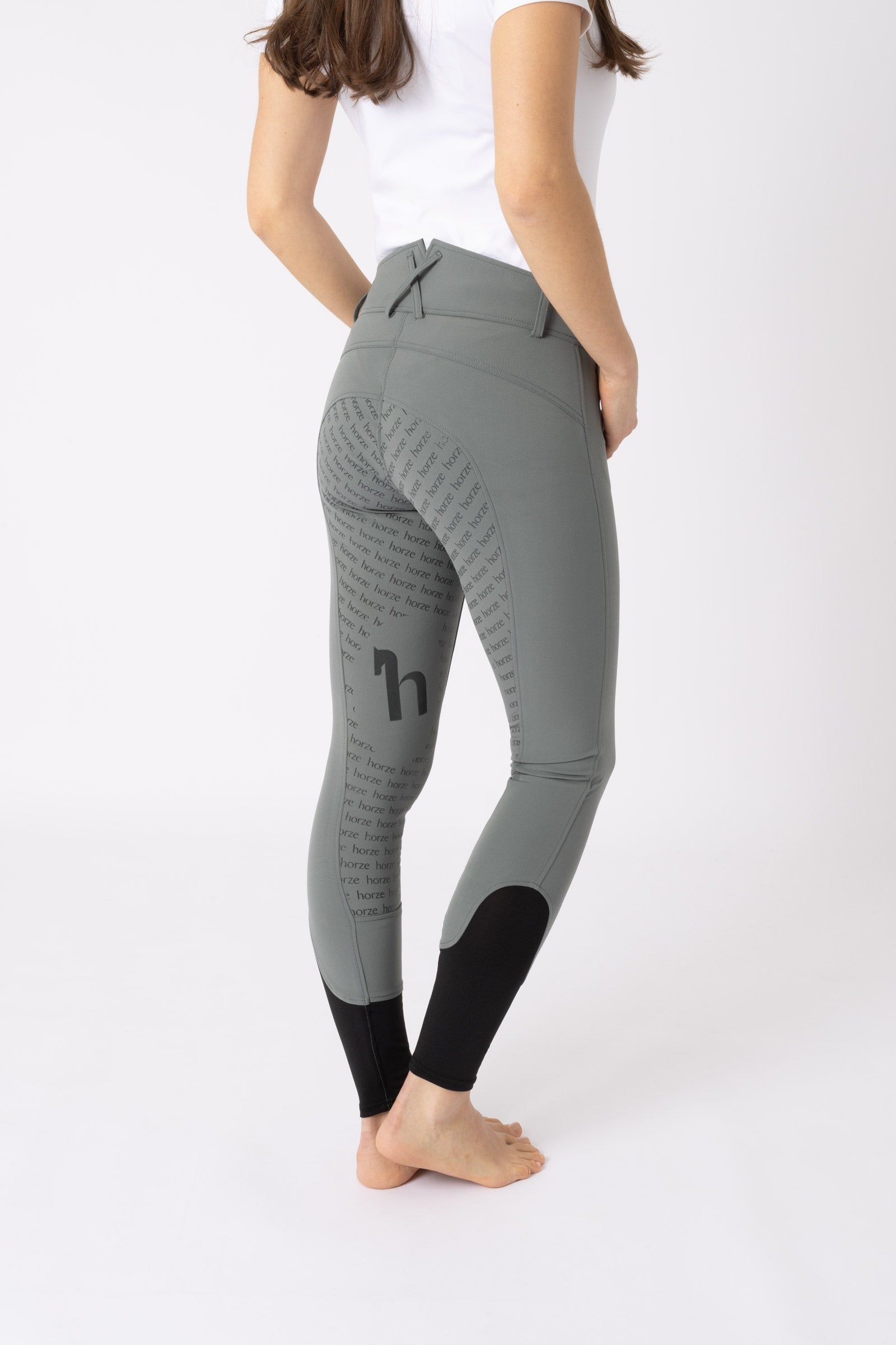 Horze Dameridebukser med silikonegrip og høj talje Womens Breeches