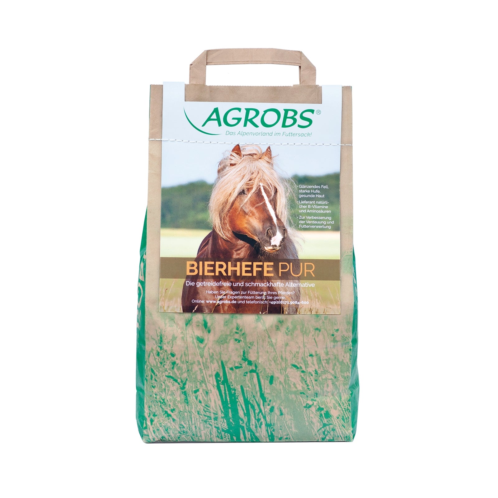 Agrobs Pure Brewer's Yeast Refill Bag 3 kg Horse Feed & Nutrition